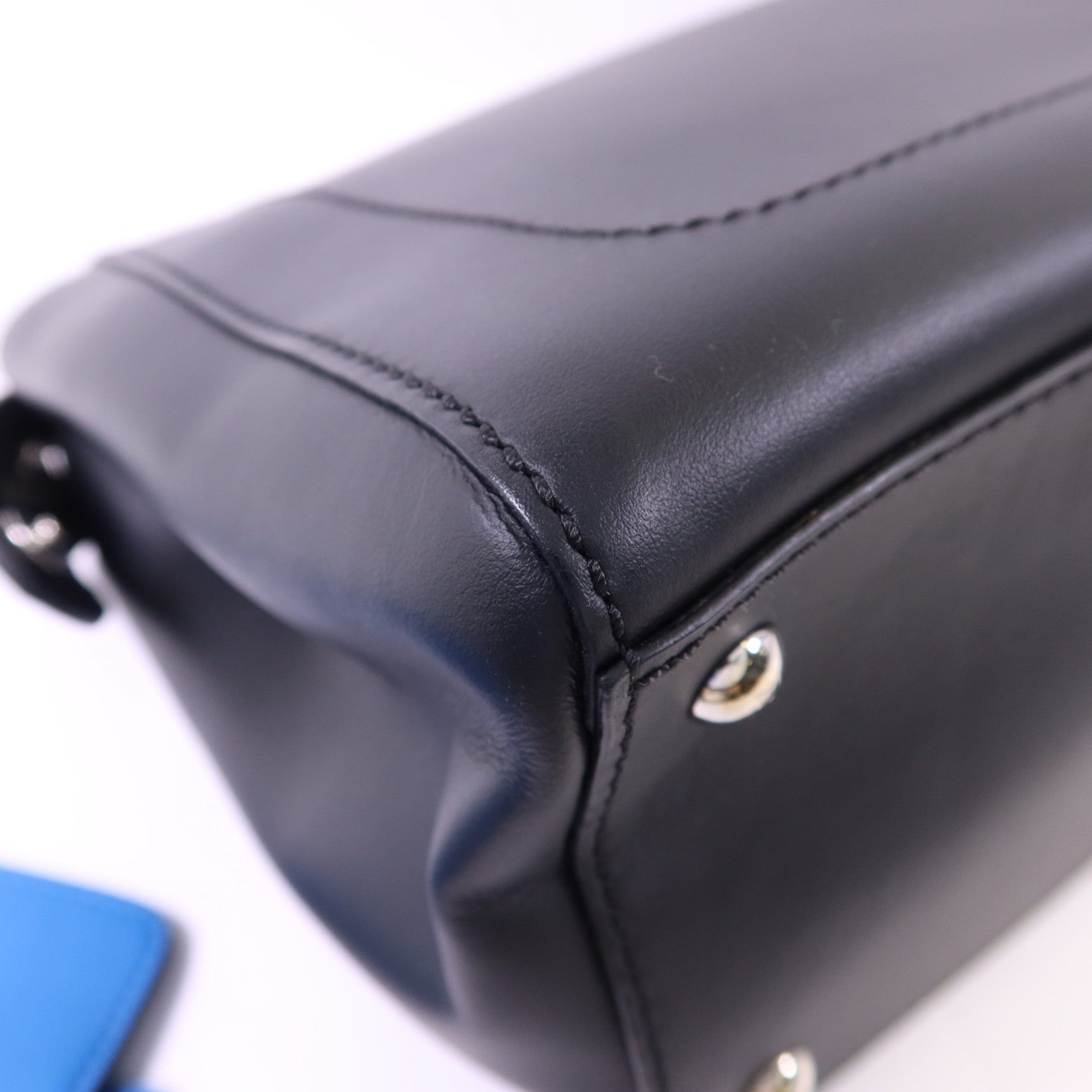 FENDI 牛皮皮革Dotcom 2 Way Shoulder Bag銀扣手挽肩背兩用袋