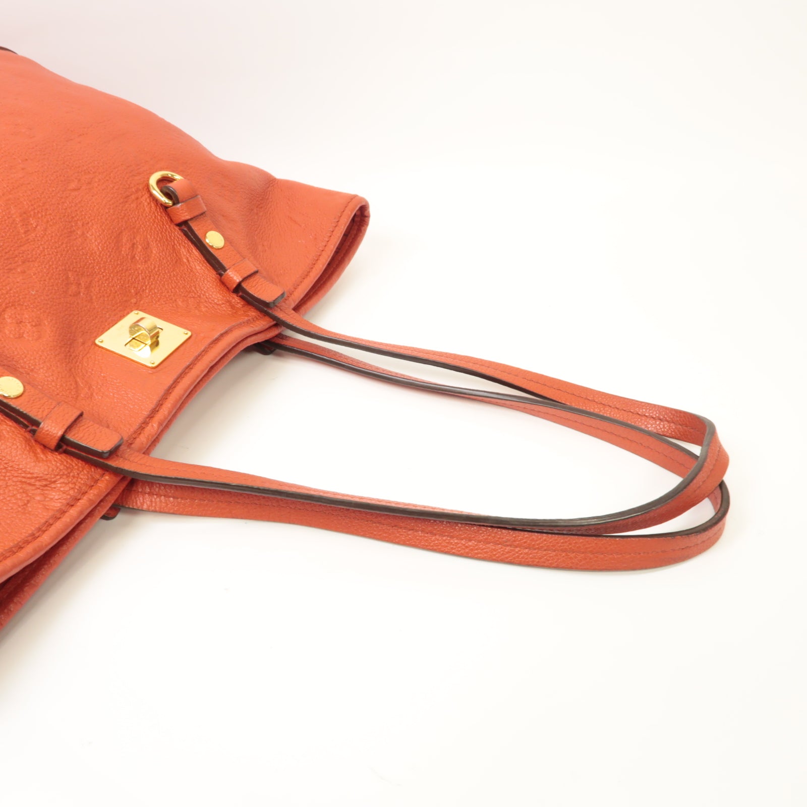 LOUIS VUITTON 【激減優惠】Monogram Empreinte Citadine PM金扣肩背袋紅色