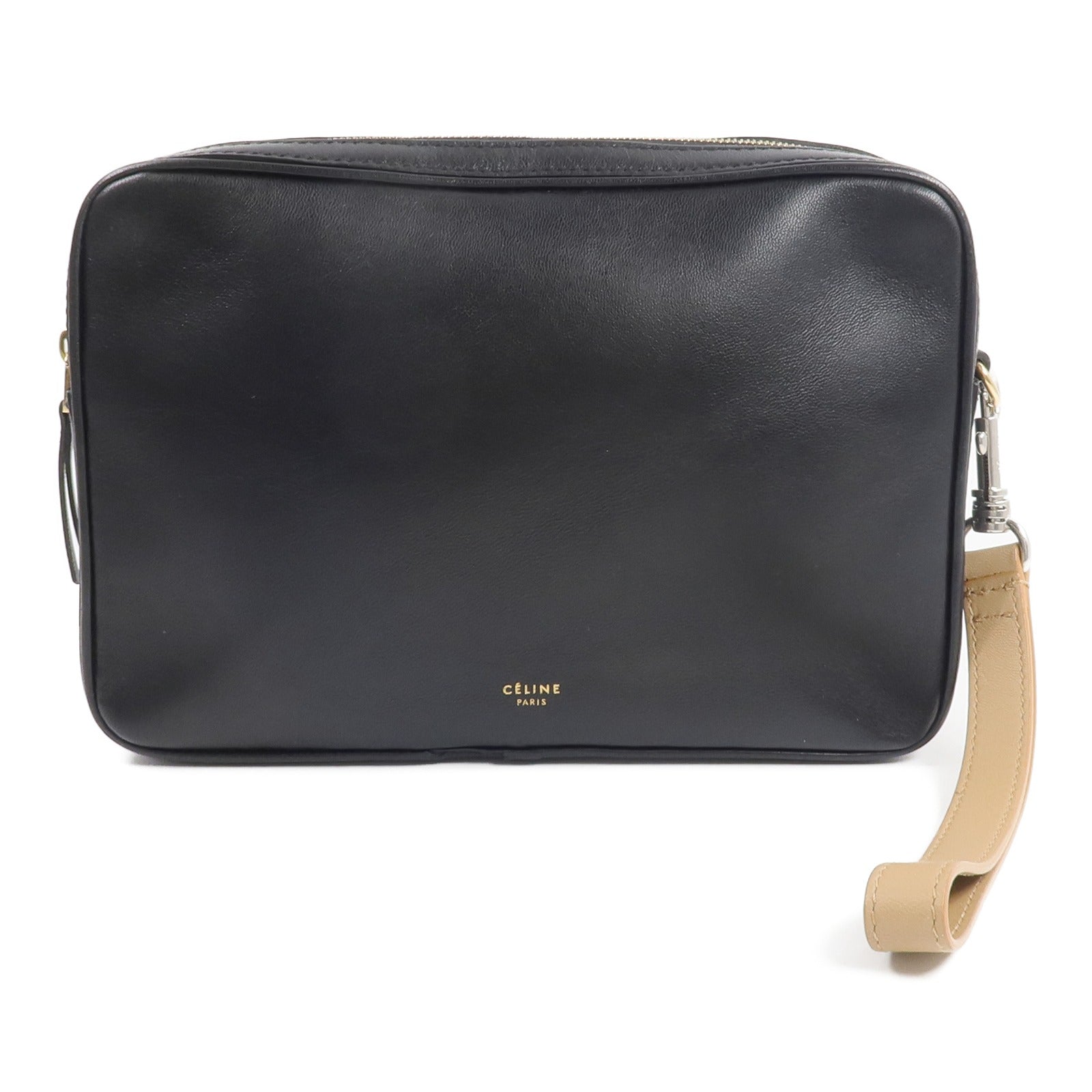 CELINE 牛皮皮革Dragonne Pouch手拿包