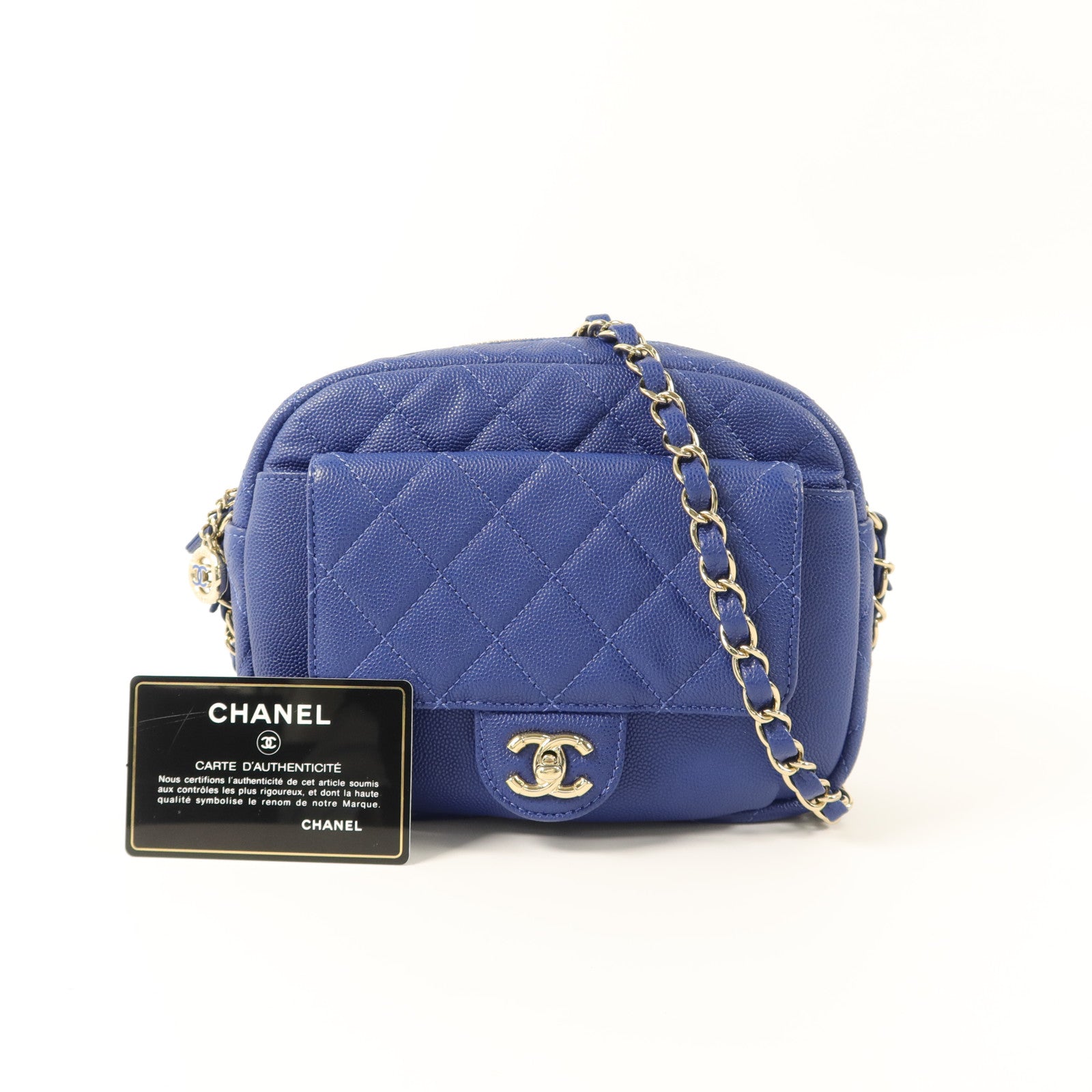 CHANEL 【激減優惠】牛皮皮革Chain Shoulder鏈帶肩背袋