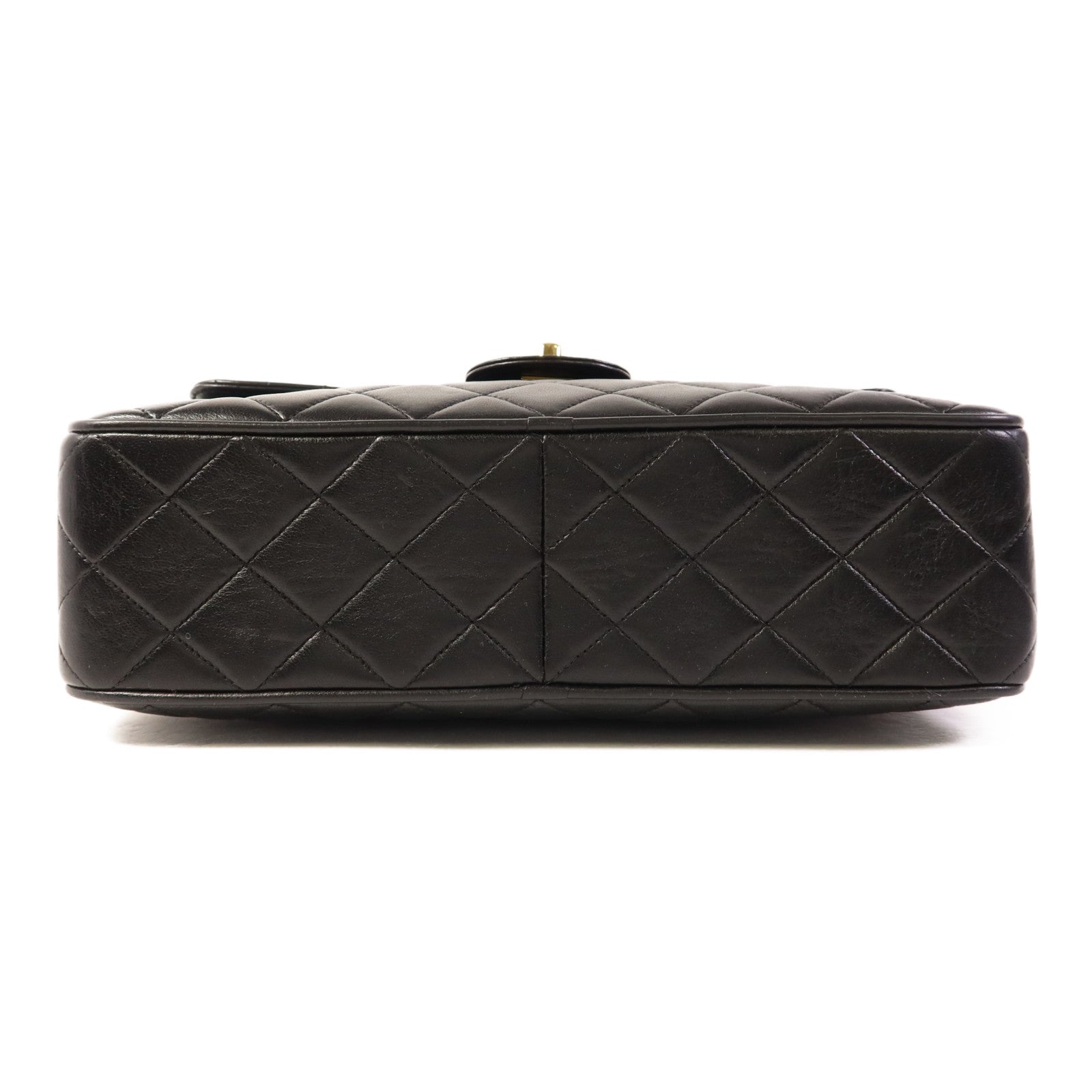 CHANEL 羊皮皮革Chain Shoulder金扣鏈帶肩背袋