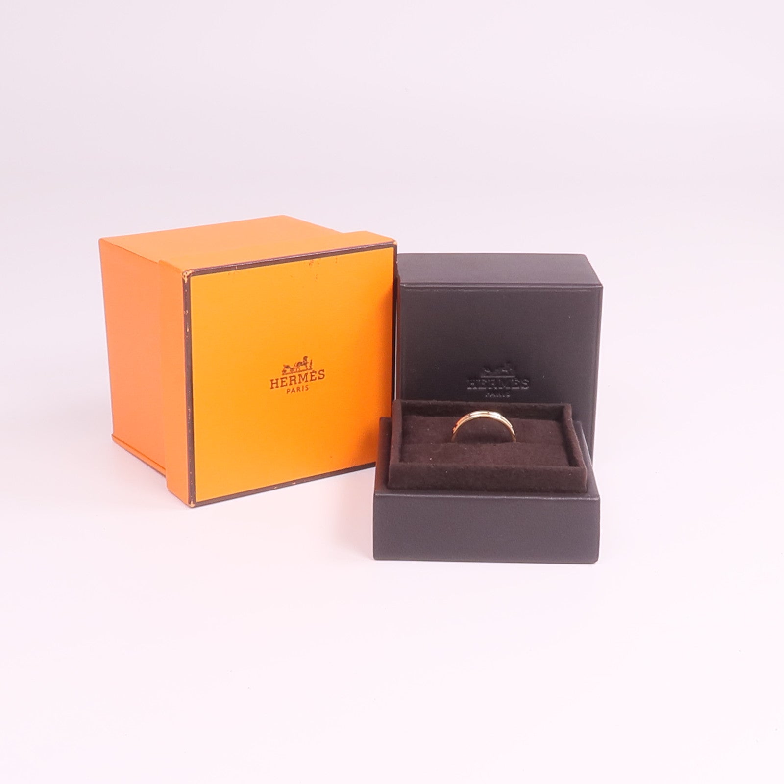 HERMES 18K玫瑰金Alliance Ring戒指