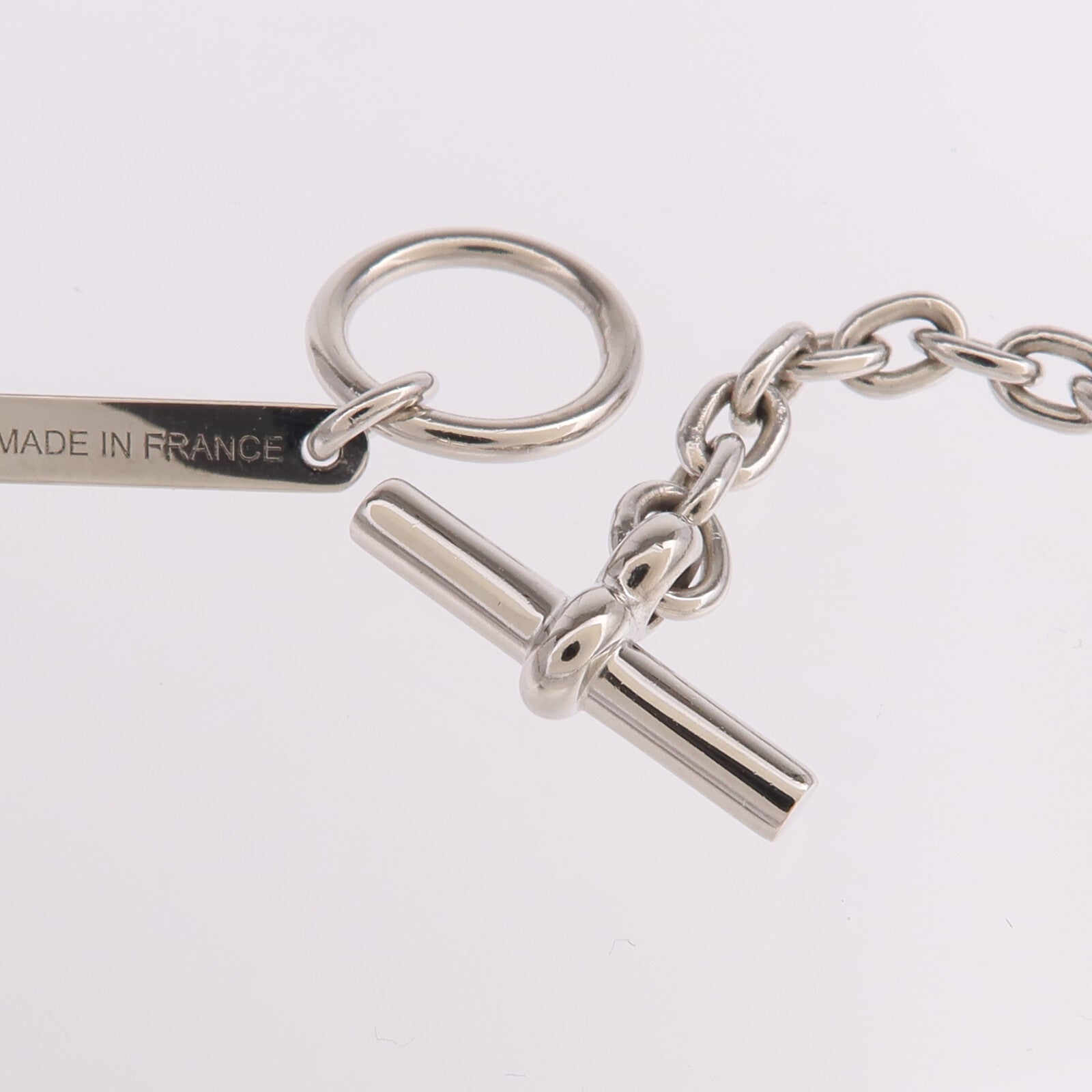 HERMES 水牛角/金屬Carrousel項鍊