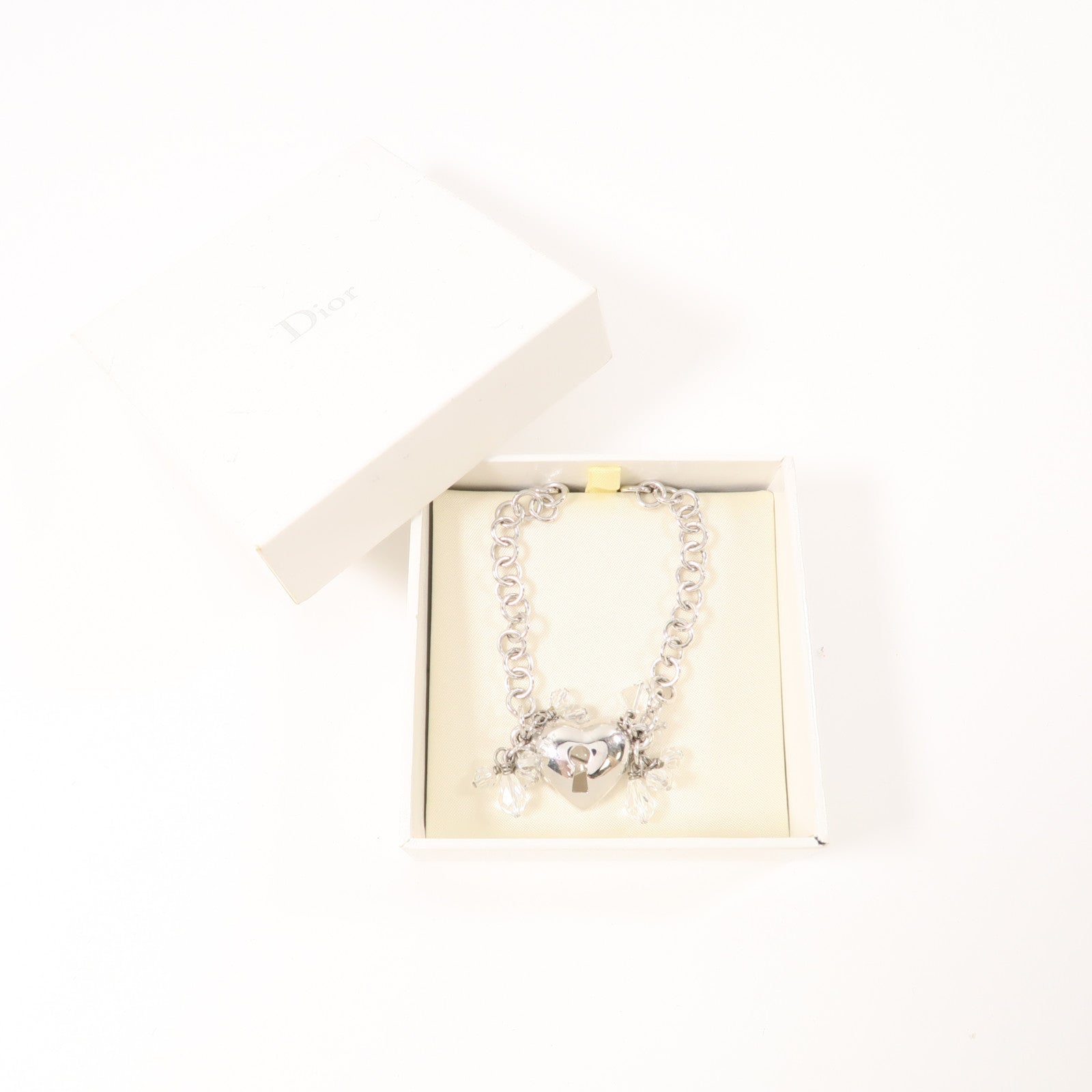 Dior PVC/金屬Necklace項鍊銀色
