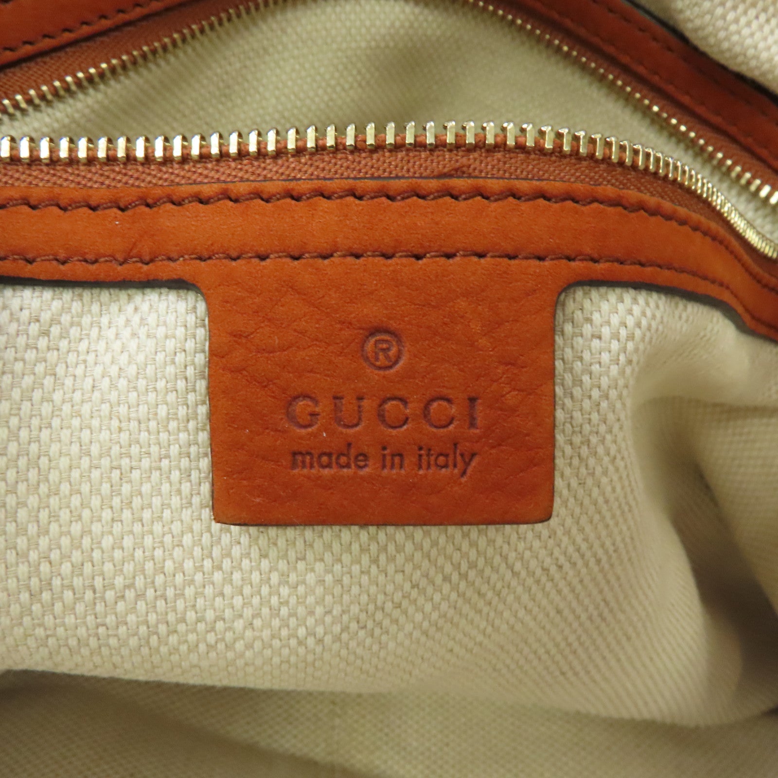 GUCCI 磨砂皮Chain Shoulder金扣鏈帶肩背袋啡色