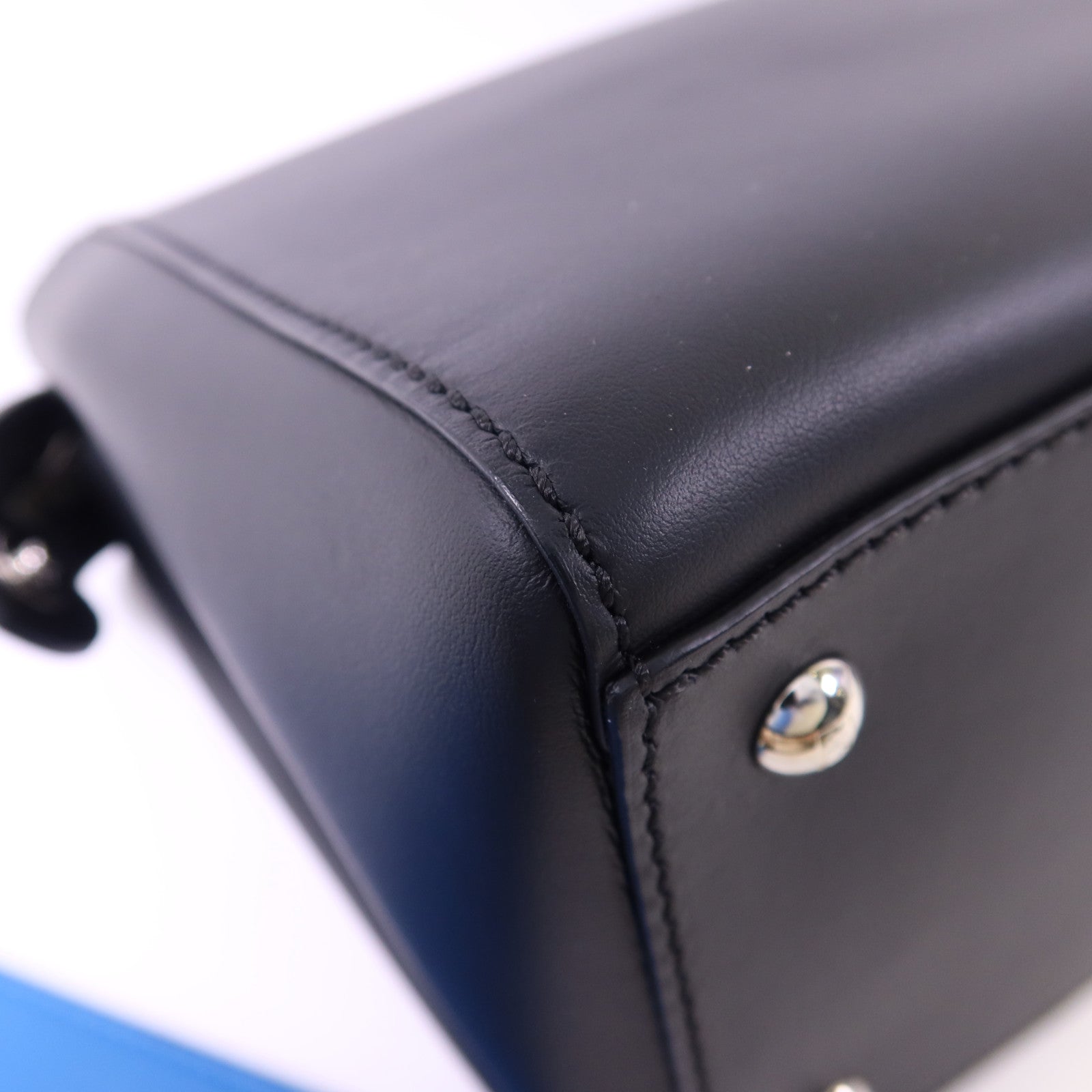 FENDI 牛皮皮革Dotcom 2 Way Shoulder Bag銀扣手挽肩背兩用袋