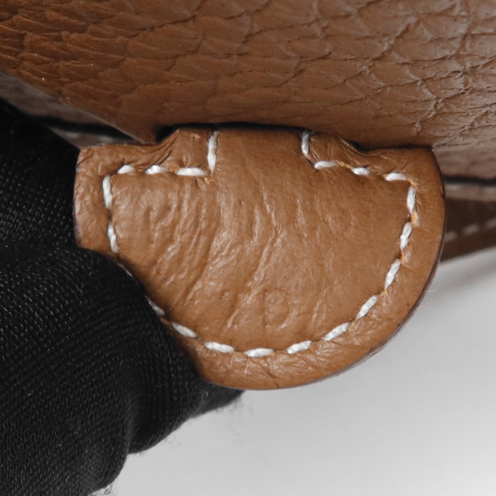 HERMES Clemence皮革Evelyne TPM銀扣肩背袋Gold