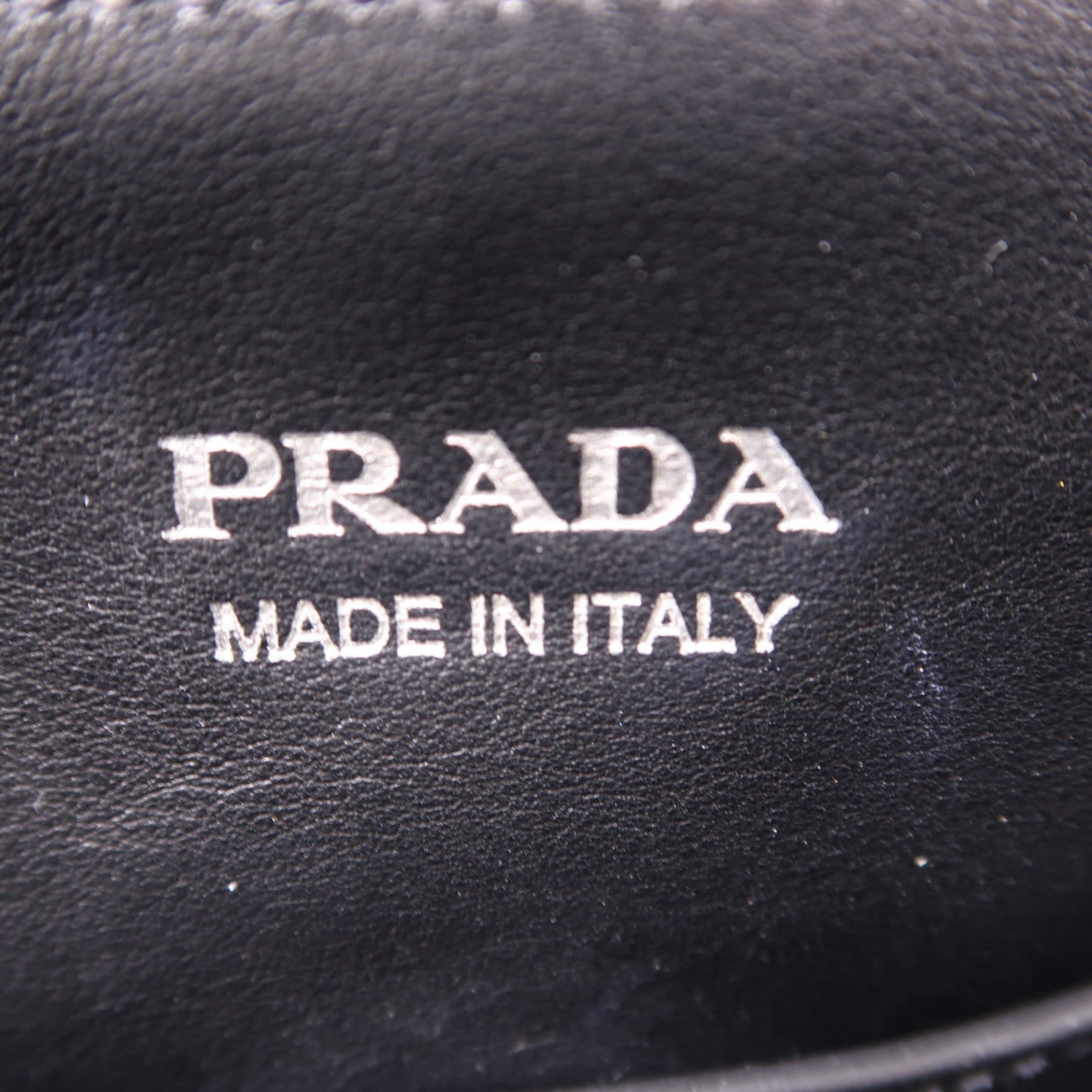 PRADA 牛皮皮革2 Way Shoulder銀扣手挽肩背兩用袋黑色/白色