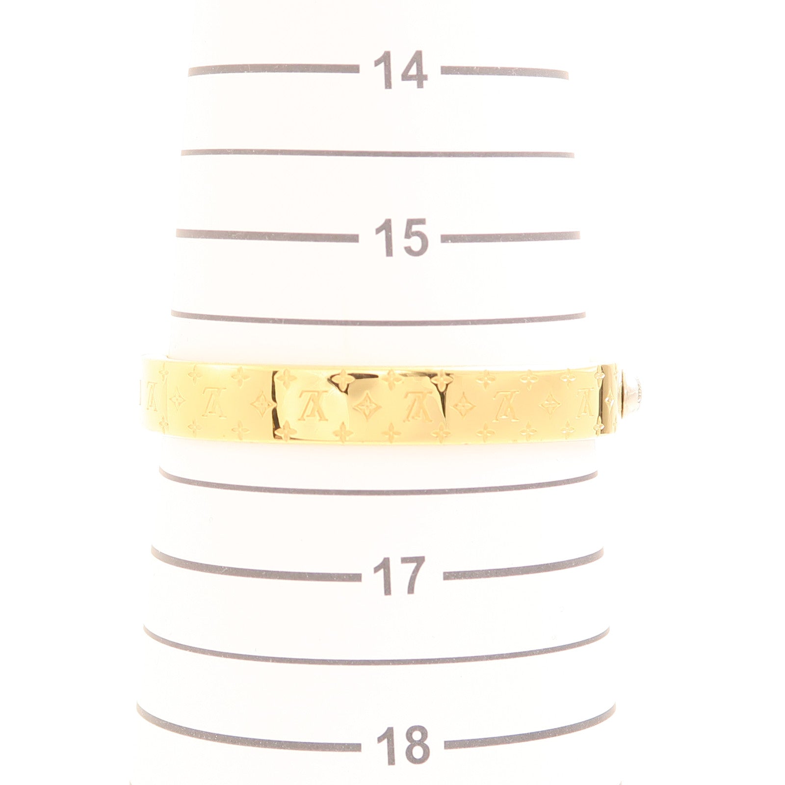 LOUIS VUITTON 金屬Nanogram Cuff Bracelet手鐲