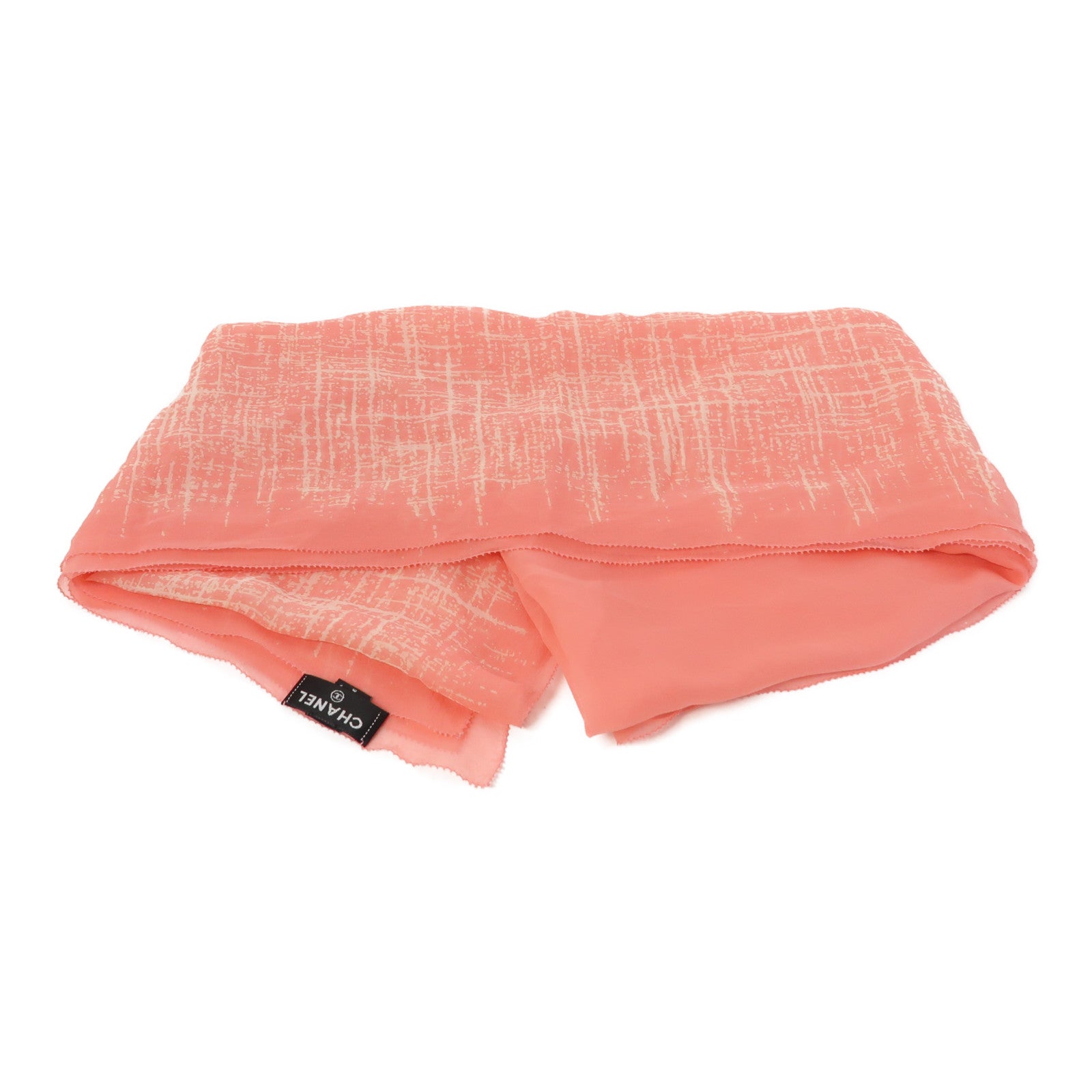 CHANEL 絲質Scarf 140X60絲巾粉紅色