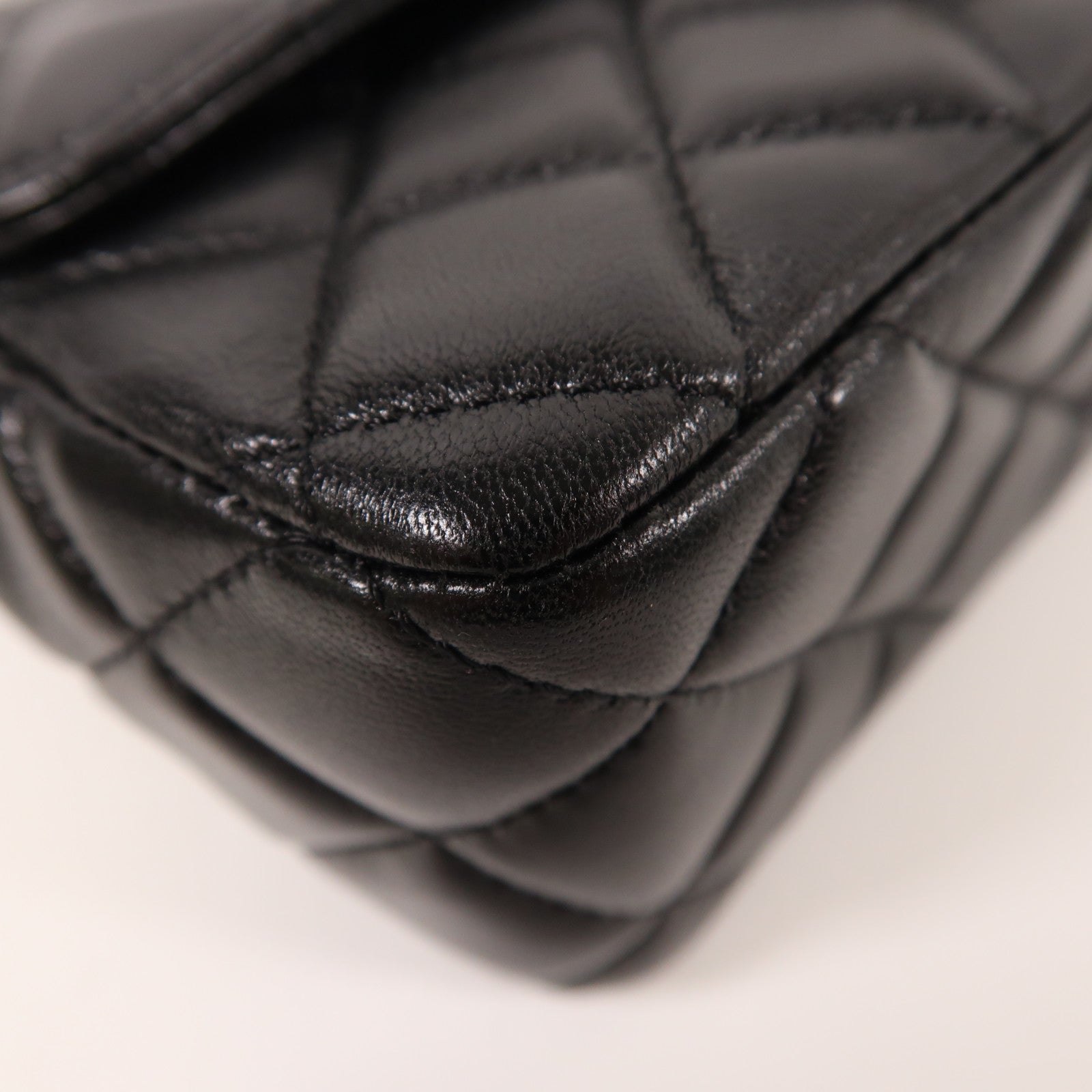 CHANEL 牛皮皮革2 Way Shoulder金扣手挽肩背兩用袋