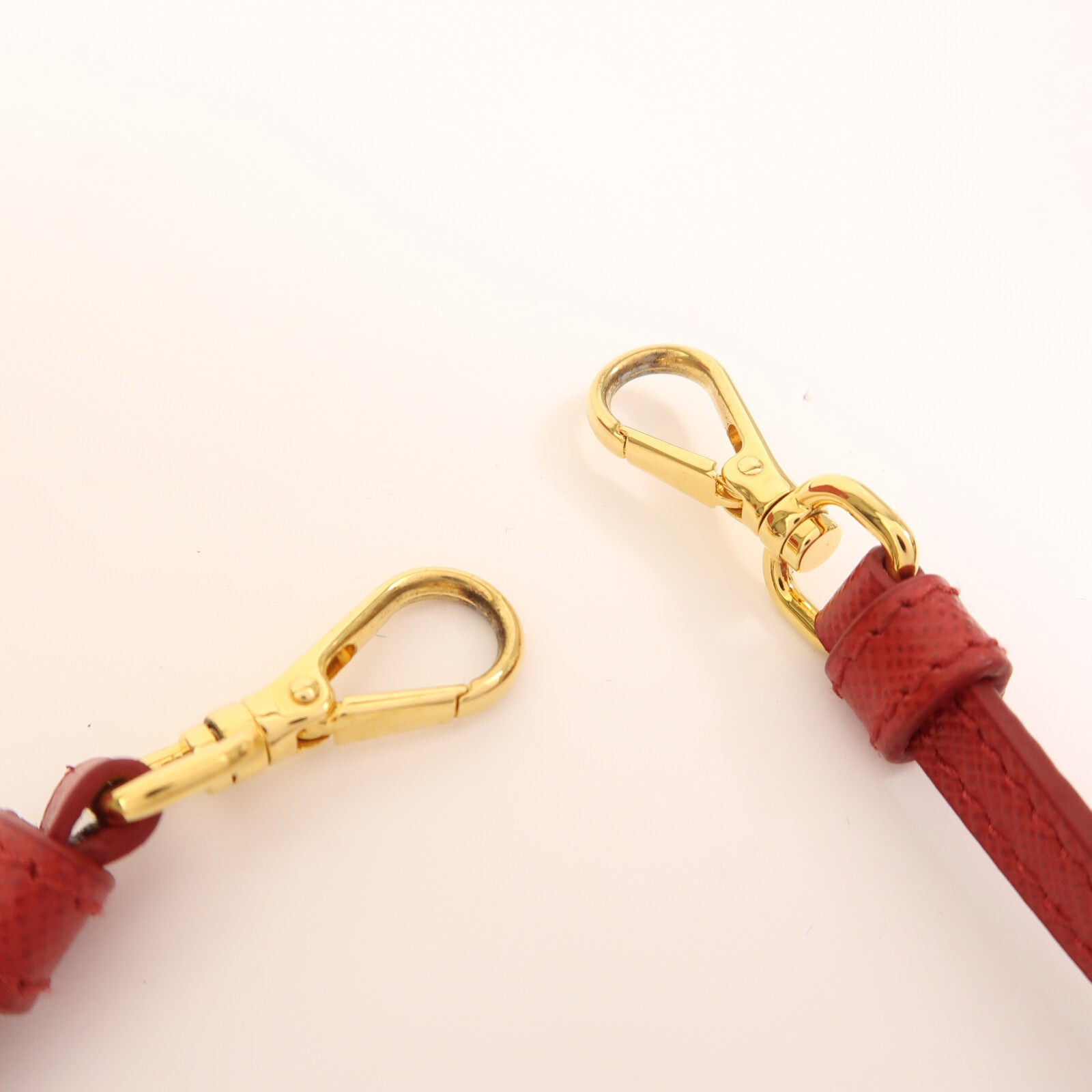 PRADA Saffiano皮革2 Way Shoulder金扣手挽肩背兩用袋