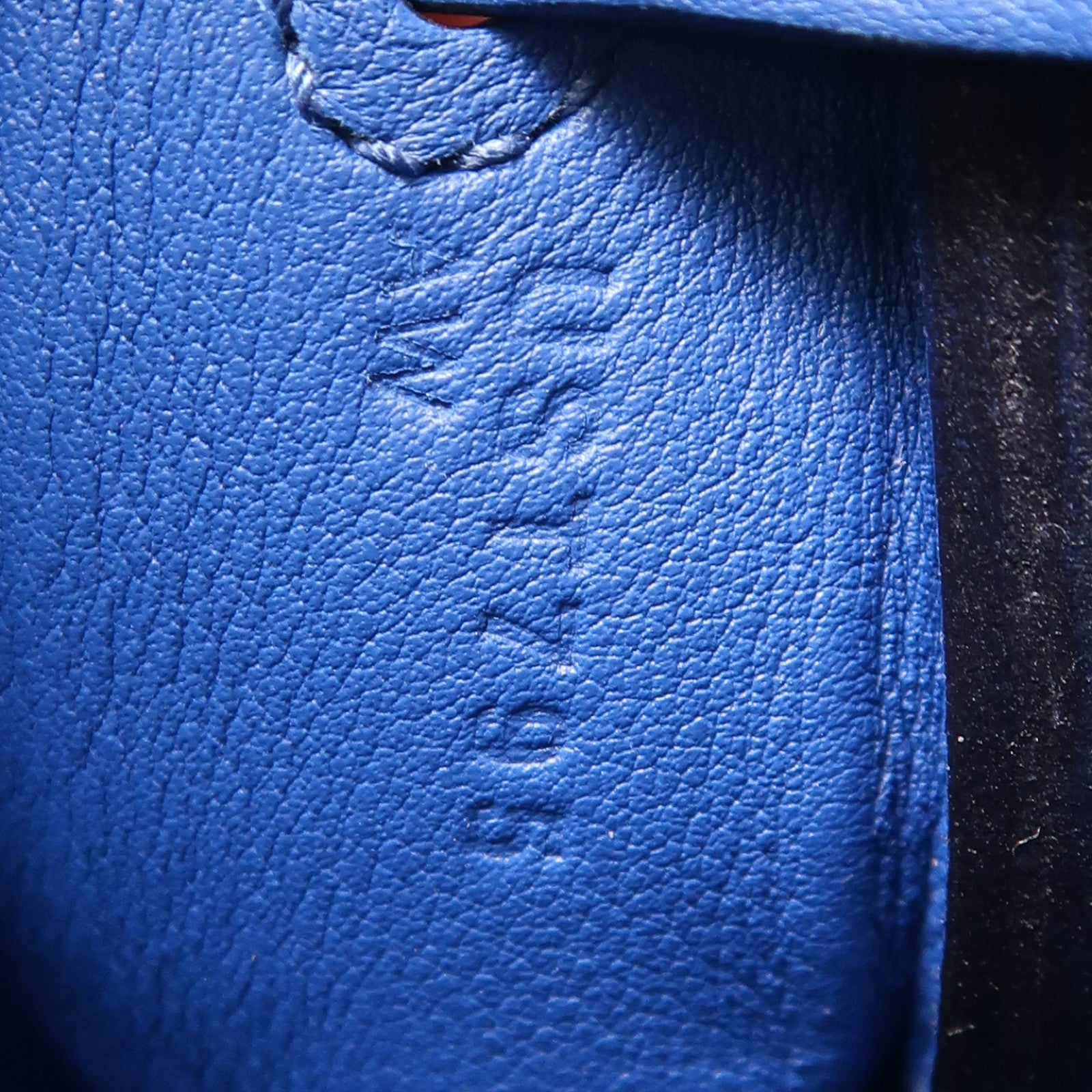 HERMES Swift皮革Kelly 25銀扣手挽肩背兩用袋Bleu France