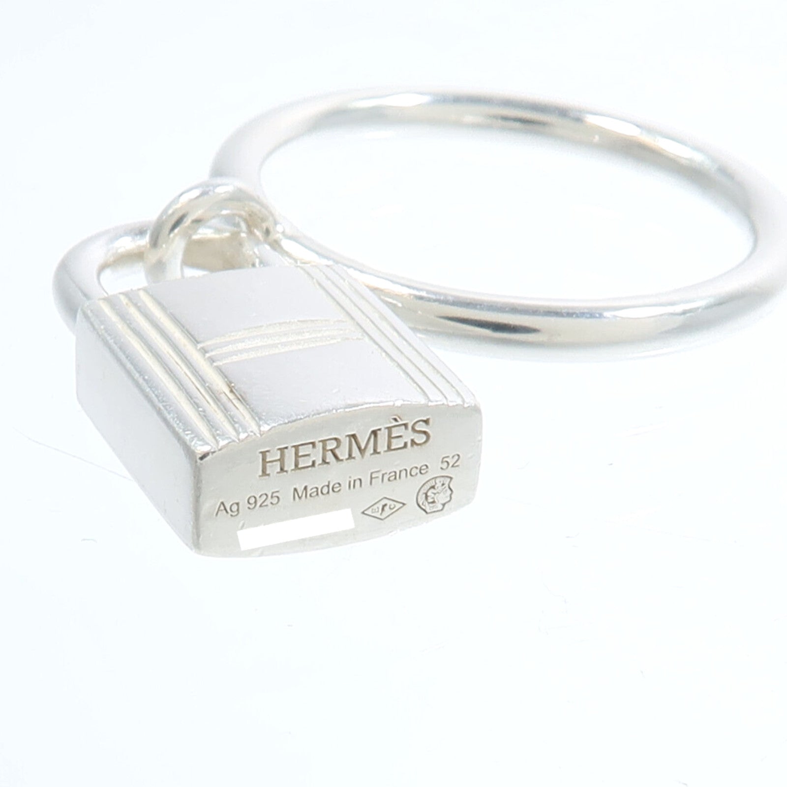 HERMES 925純銀Kelly Cadenas戒指