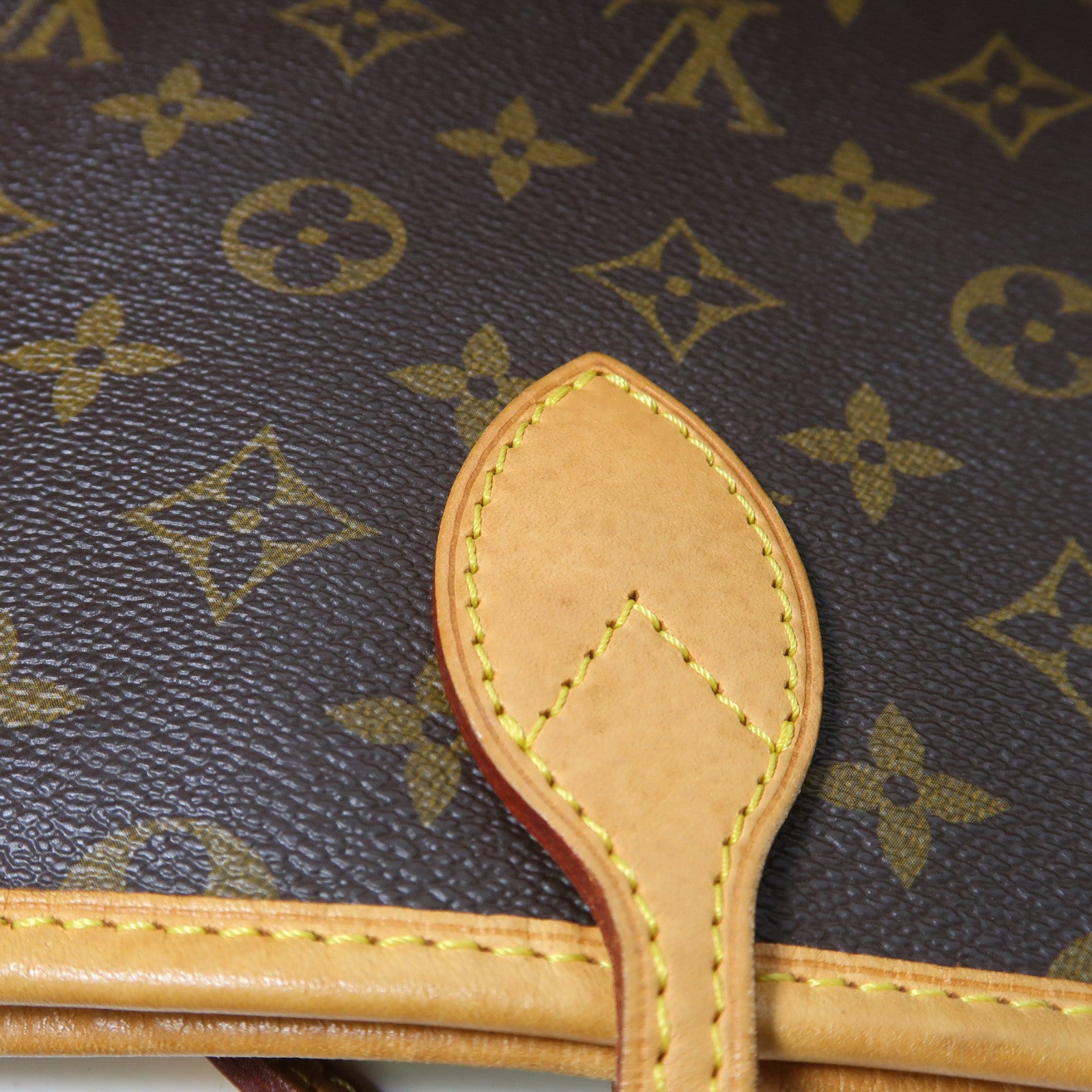 LOUIS VUITTON Monogram Neverfull GM金扣手挽袋啡色