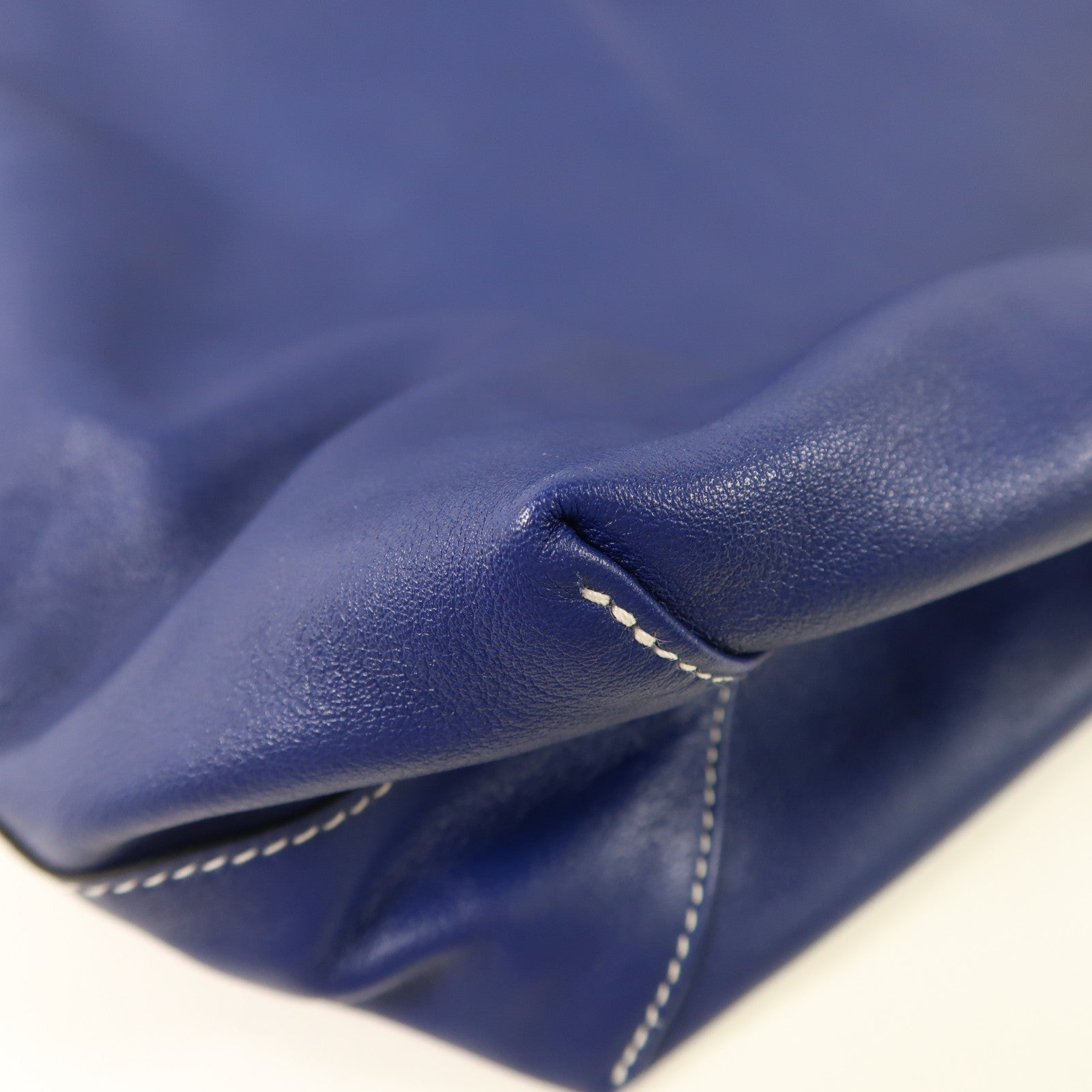 HERMES Swift皮革Double Sens肩背袋/手挽袋Bleu Hydra