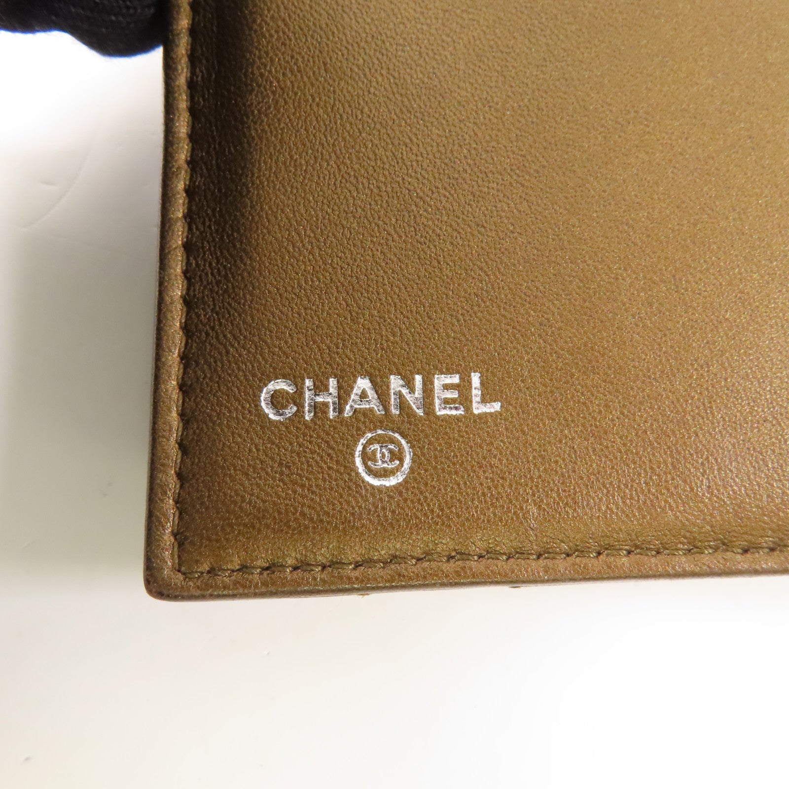 CHANEL 【激減優惠】羊皮皮革Long Wallet銀扣長錢包