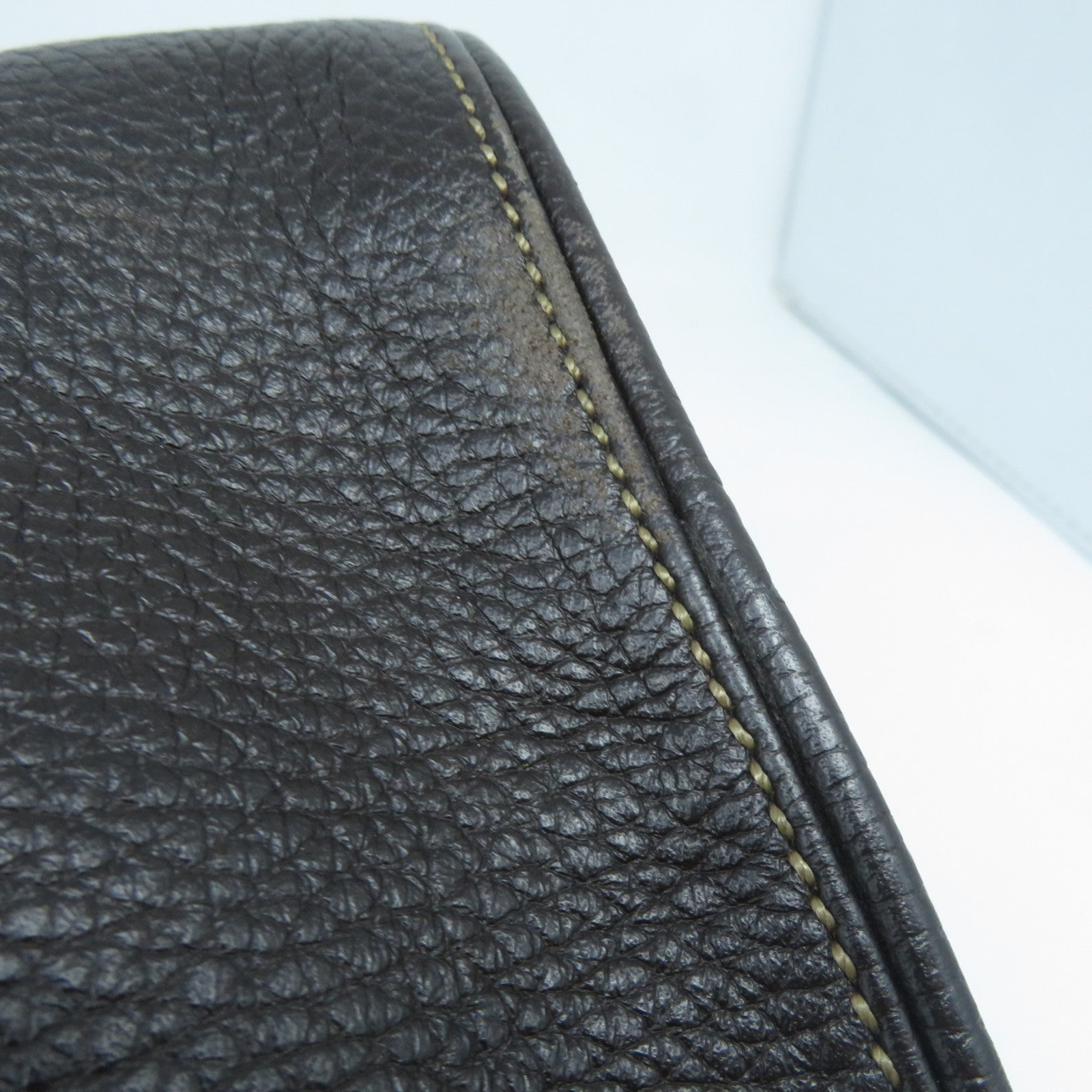 TOD’S 【清倉大減價】牛皮皮革Shoulder Bag銀扣肩背袋啡色