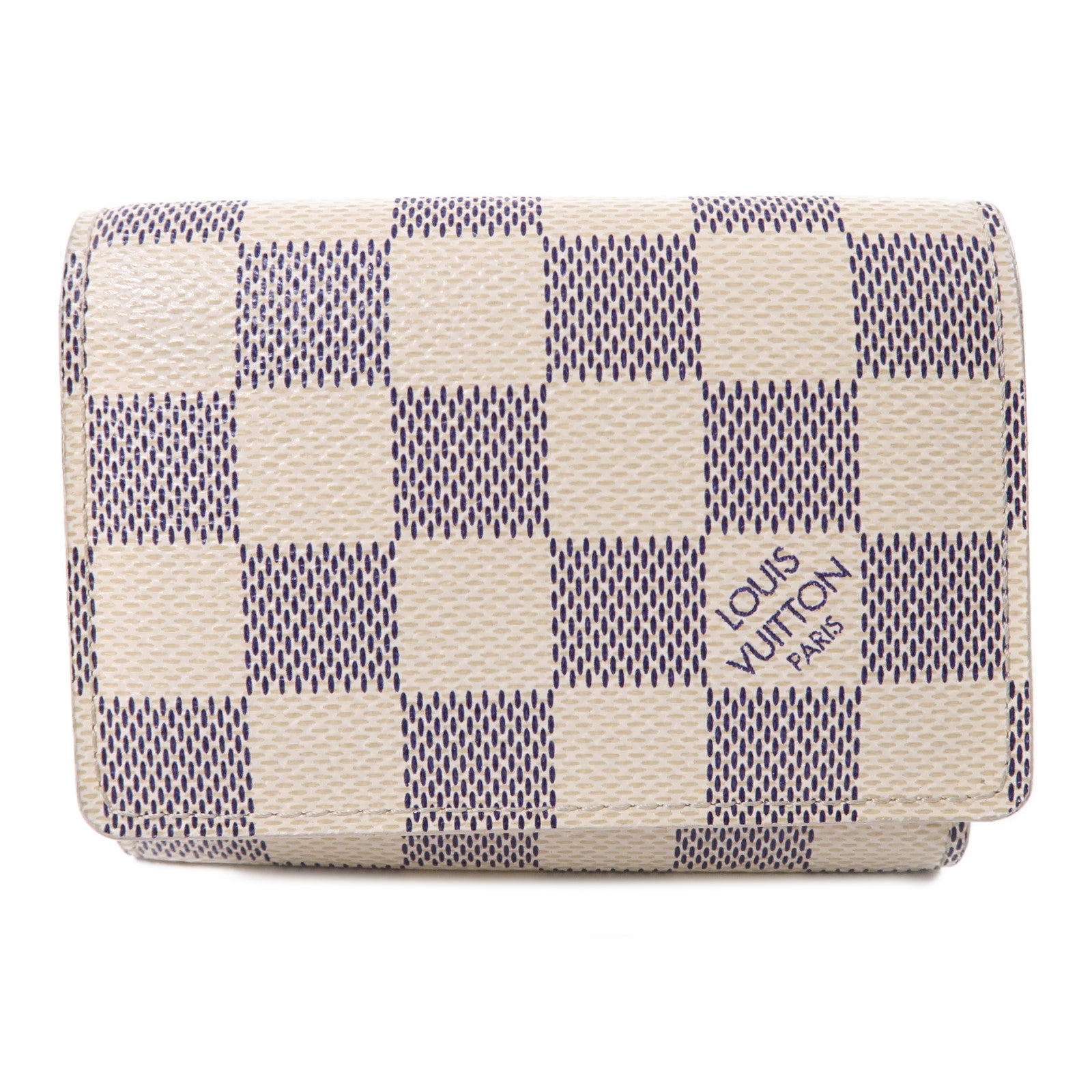 LOUIS VUITTON Damier Azur Card Case卡片套白色