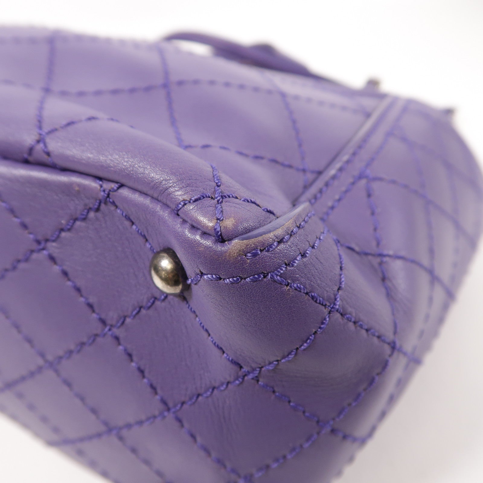 CHANEL 牛皮皮革2 Way Shoulder手挽肩背兩用袋