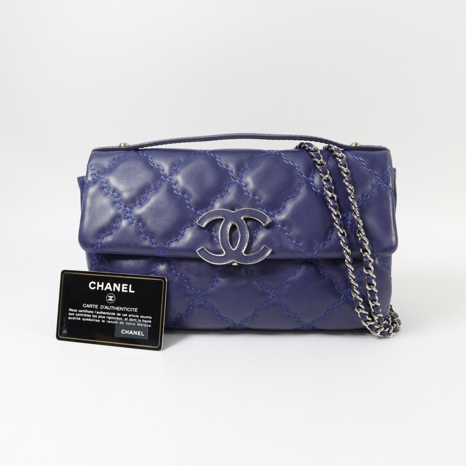 CHANEL 羊皮皮革Chain Shoulder鏈帶肩背袋