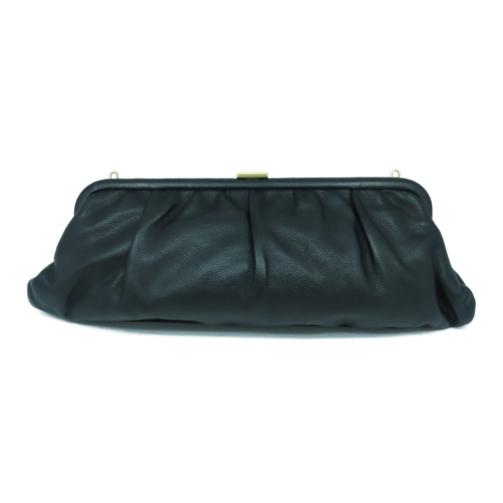 BALENCIAGA 【激減優惠】牛皮皮革2 Way Shoulder Bag金扣手拿包肩背袋兩用黑色