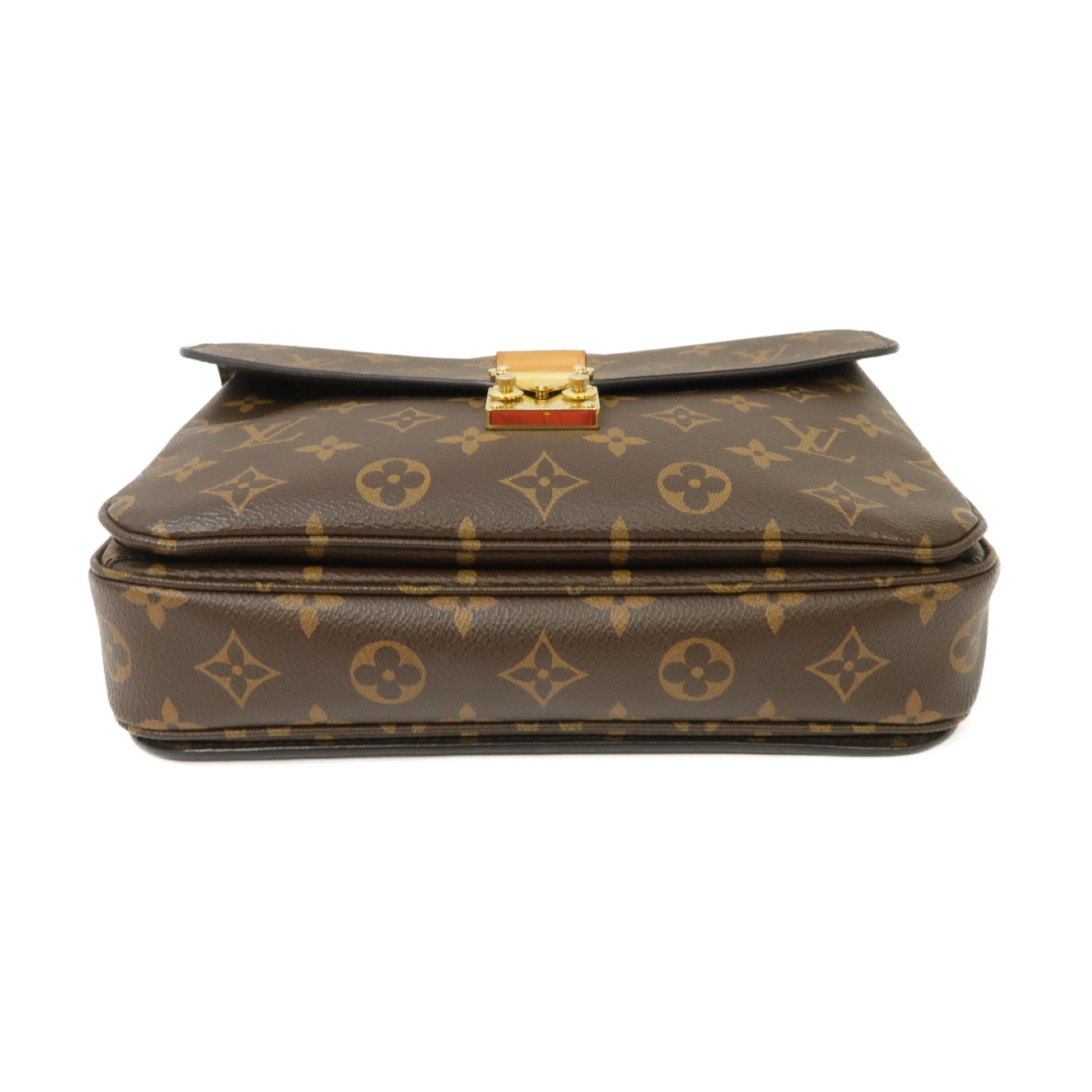LOUIS VUITTON Monogram Pochette Metis金扣手挽肩背兩用袋啡色