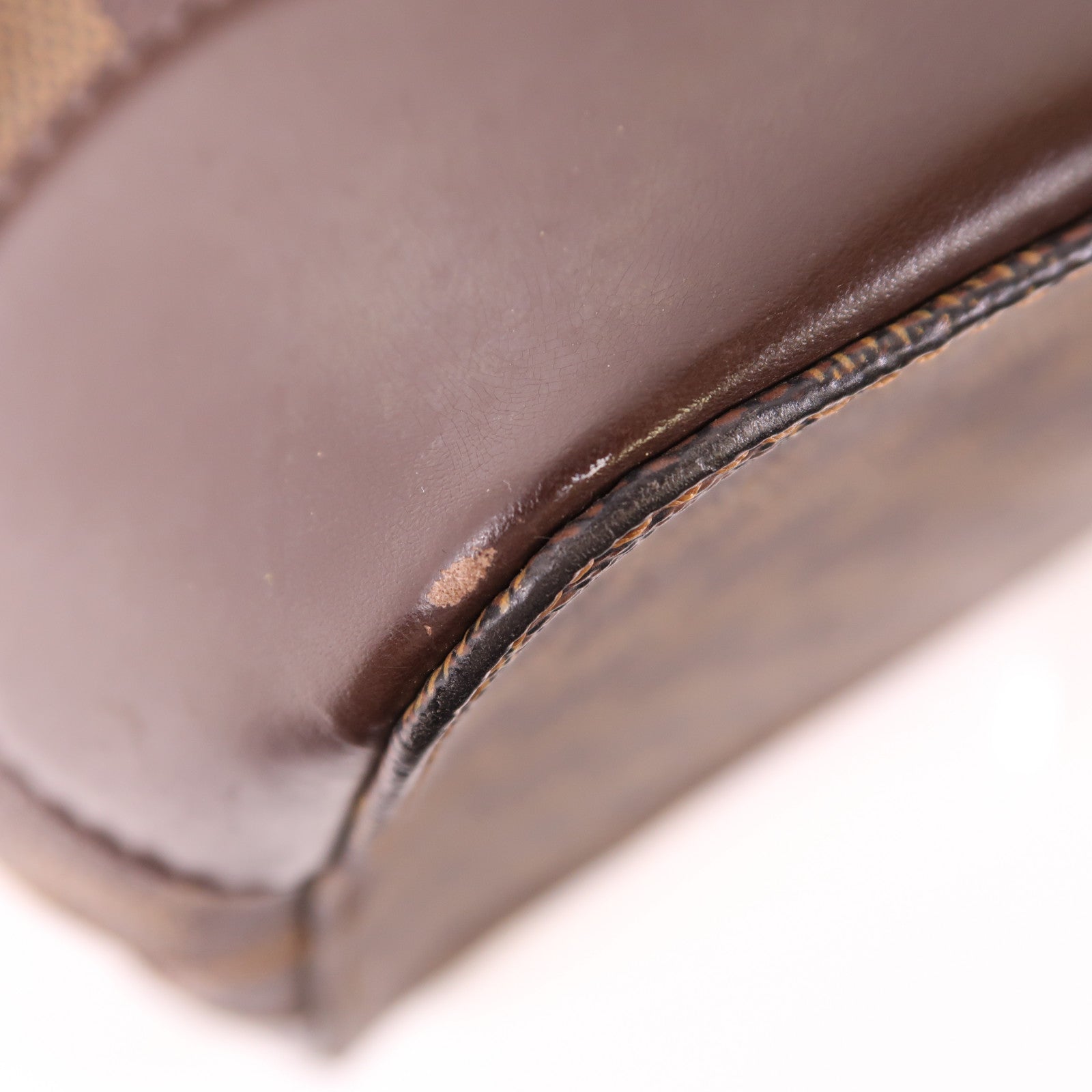 LOUIS VUITTON Damier Hampstead MM金扣手挽袋