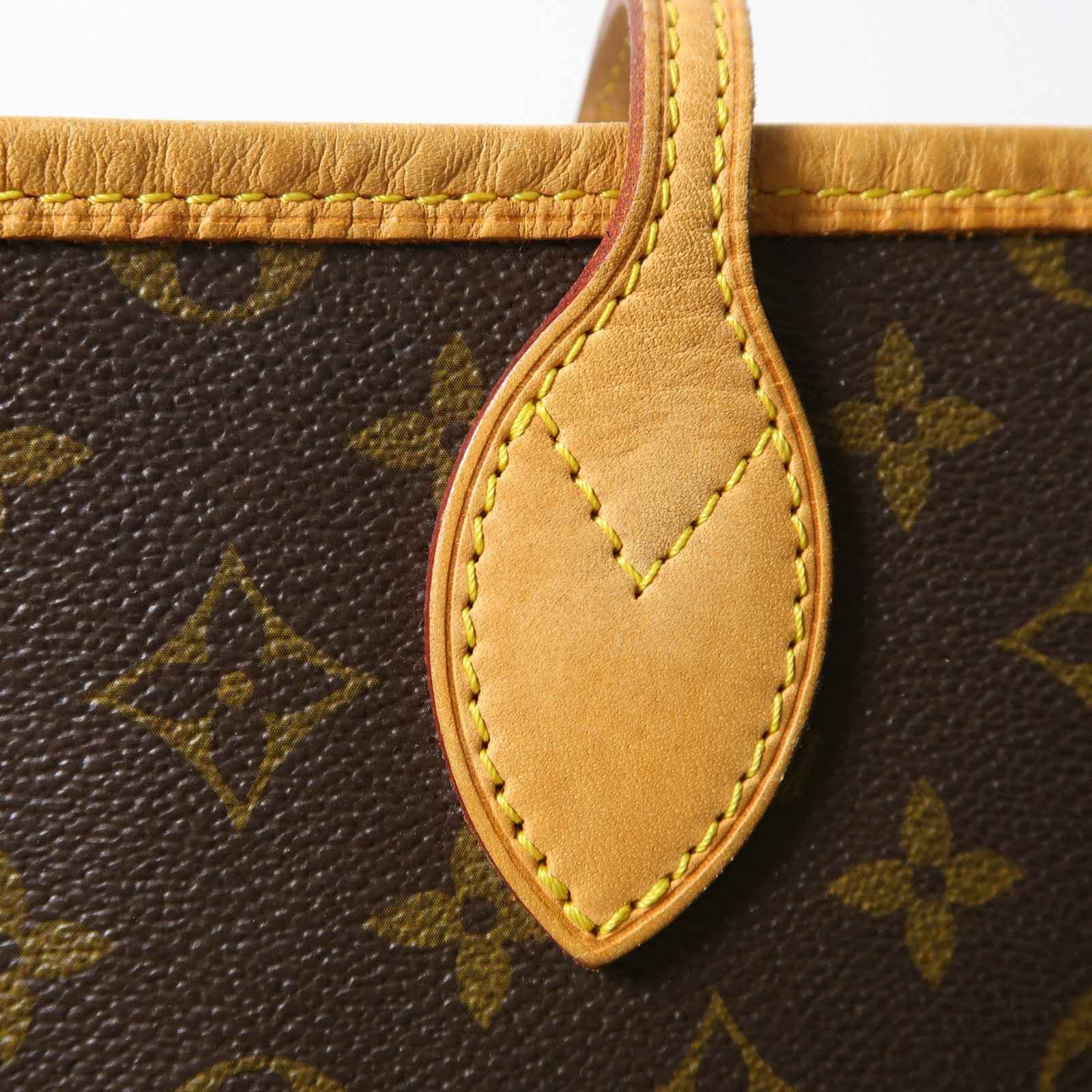 LOUIS VUITTON Monogram Neverfull GM金扣手挽袋啡色