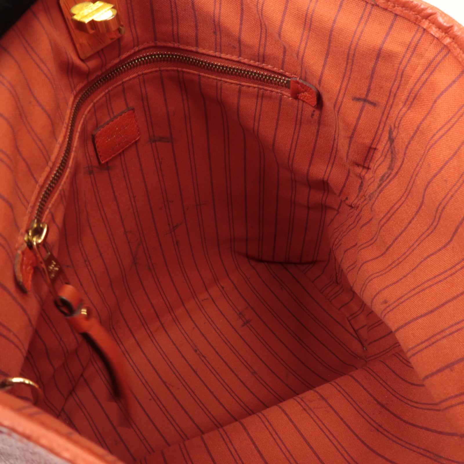 LOUIS VUITTON 【激減優惠】Monogram Empreinte Citadine PM金扣肩背袋紅色