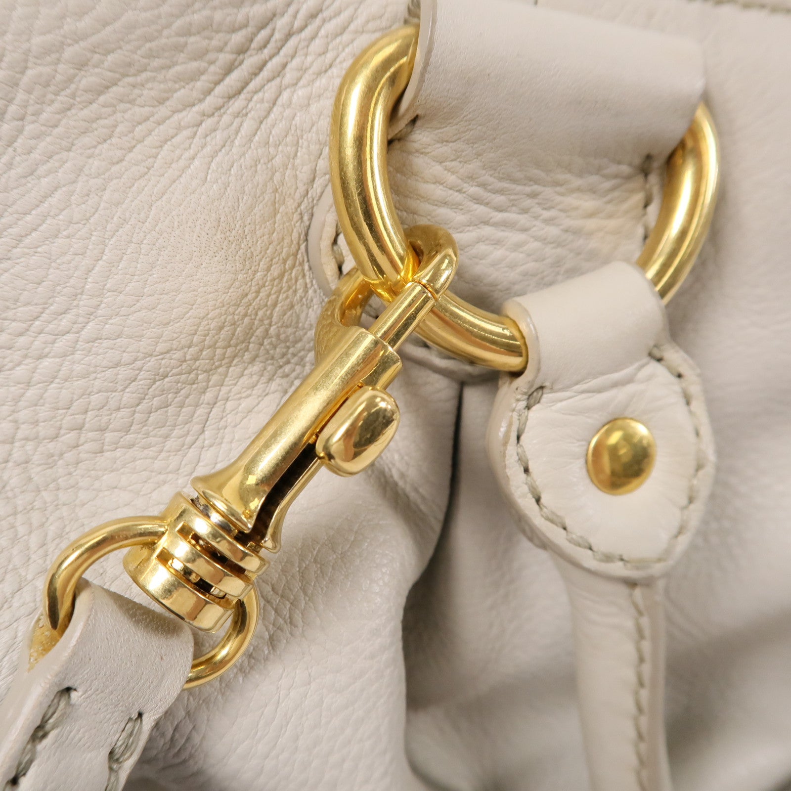 Miu Miu 牛皮皮革2 Way Shoulder手挽肩背兩用袋