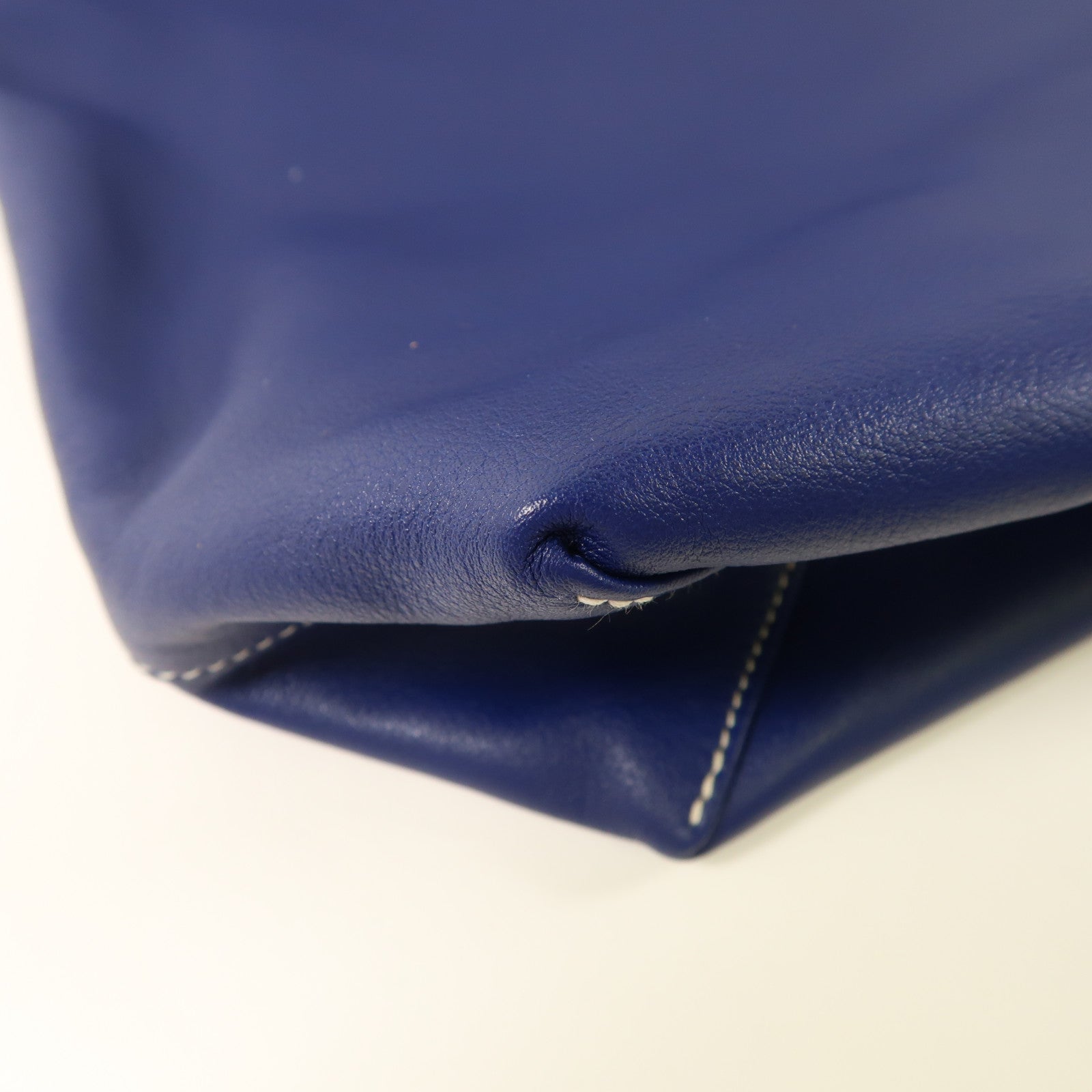 HERMES Swift皮革Double Sens肩背袋/手挽袋Bleu Hydra