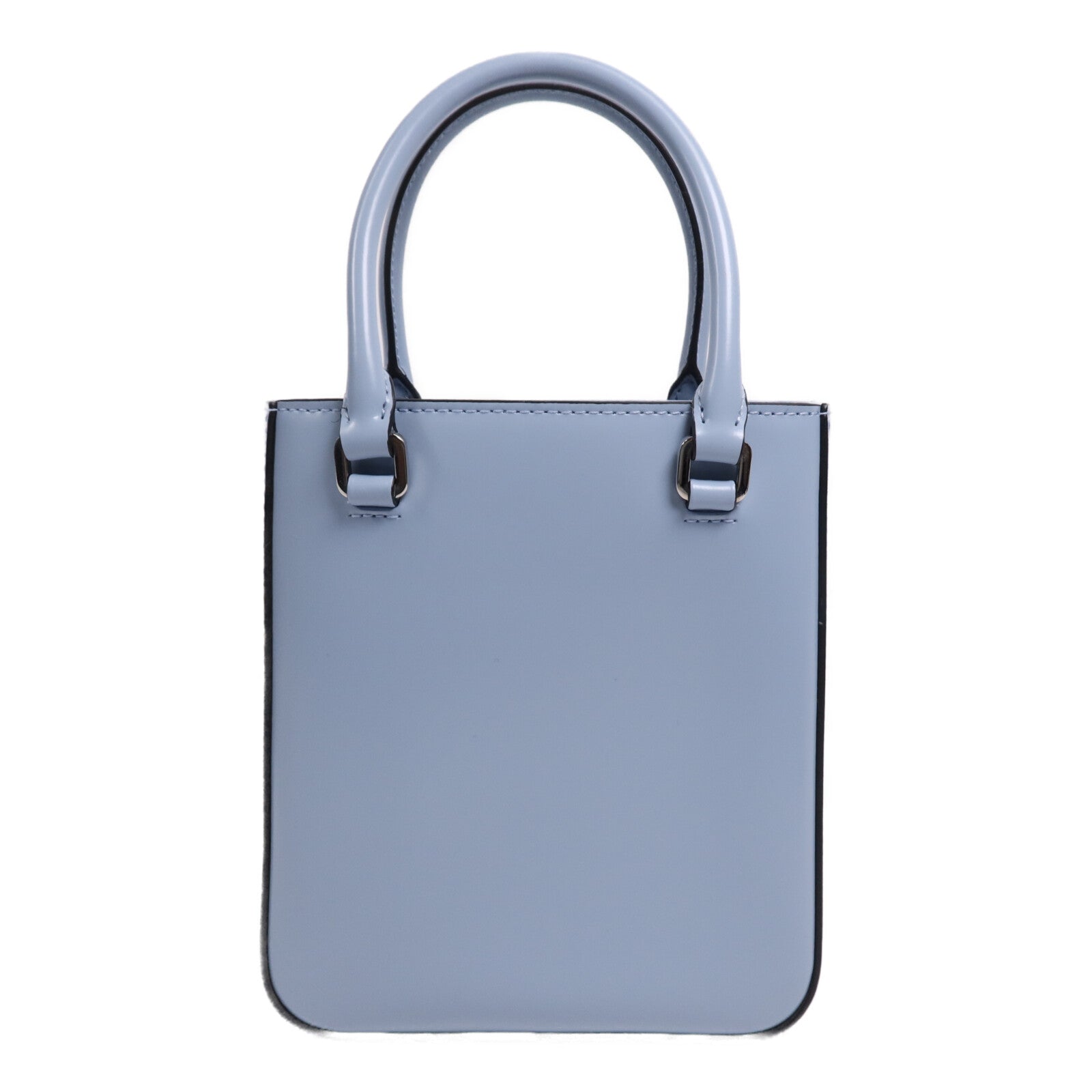 PRADA 牛皮皮革2 Way Shoulder Bag銀扣手挽肩背兩用袋