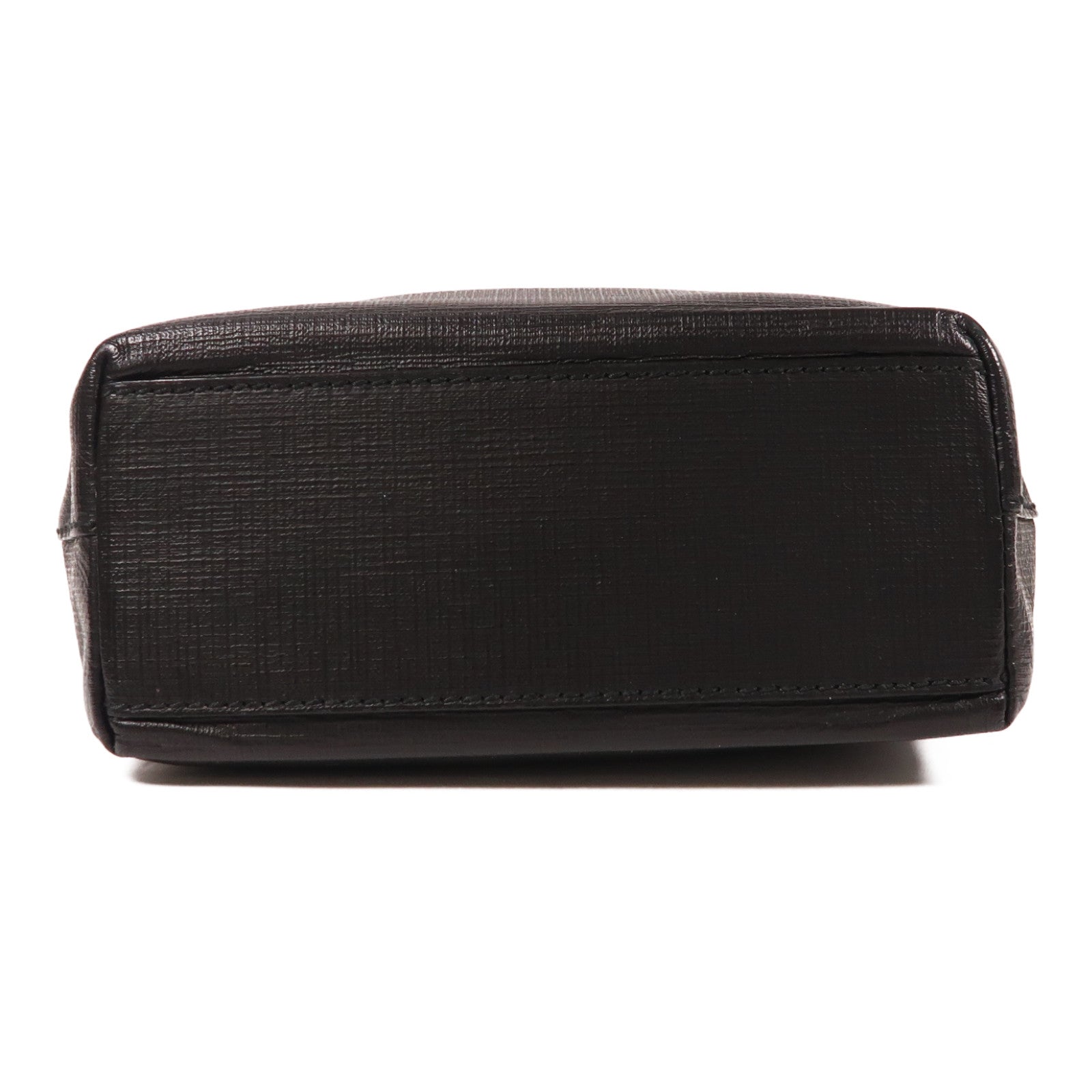 BALENCIAGA 牛皮皮革2 way Shoulder Bag銀扣手挽肩背兩用袋黑色