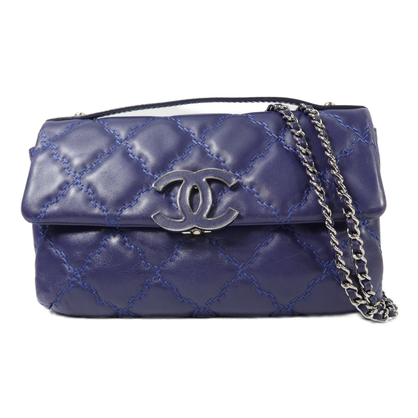 CHANEL 羊皮皮革Chain Shoulder鏈帶肩背袋