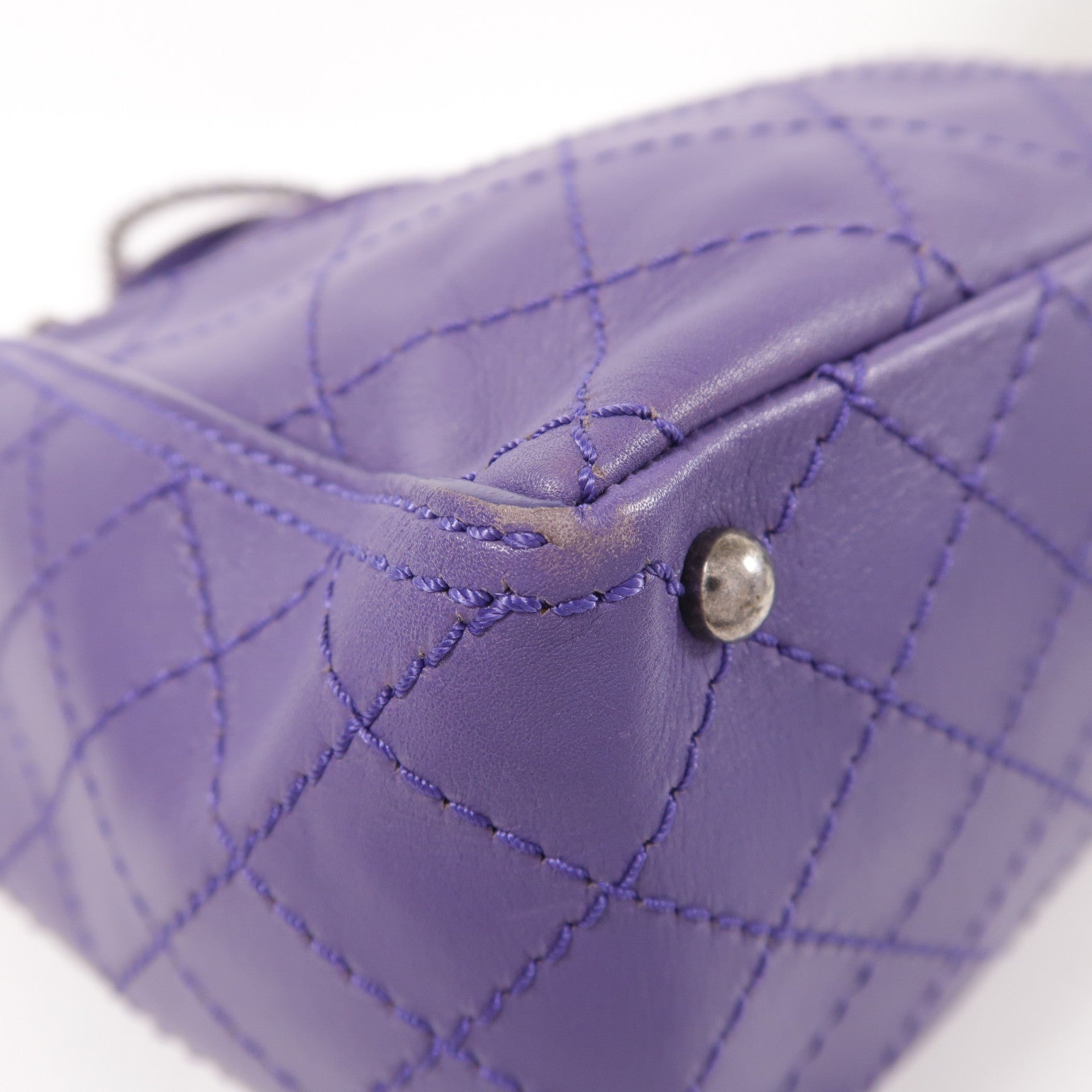 CHANEL 牛皮皮革2 Way Shoulder手挽肩背兩用袋