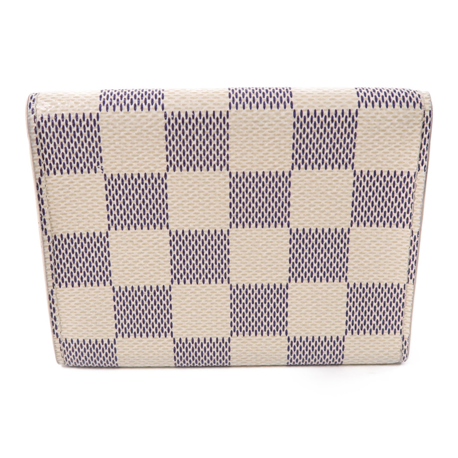LOUIS VUITTON Damier Azur Card Case卡片套白色