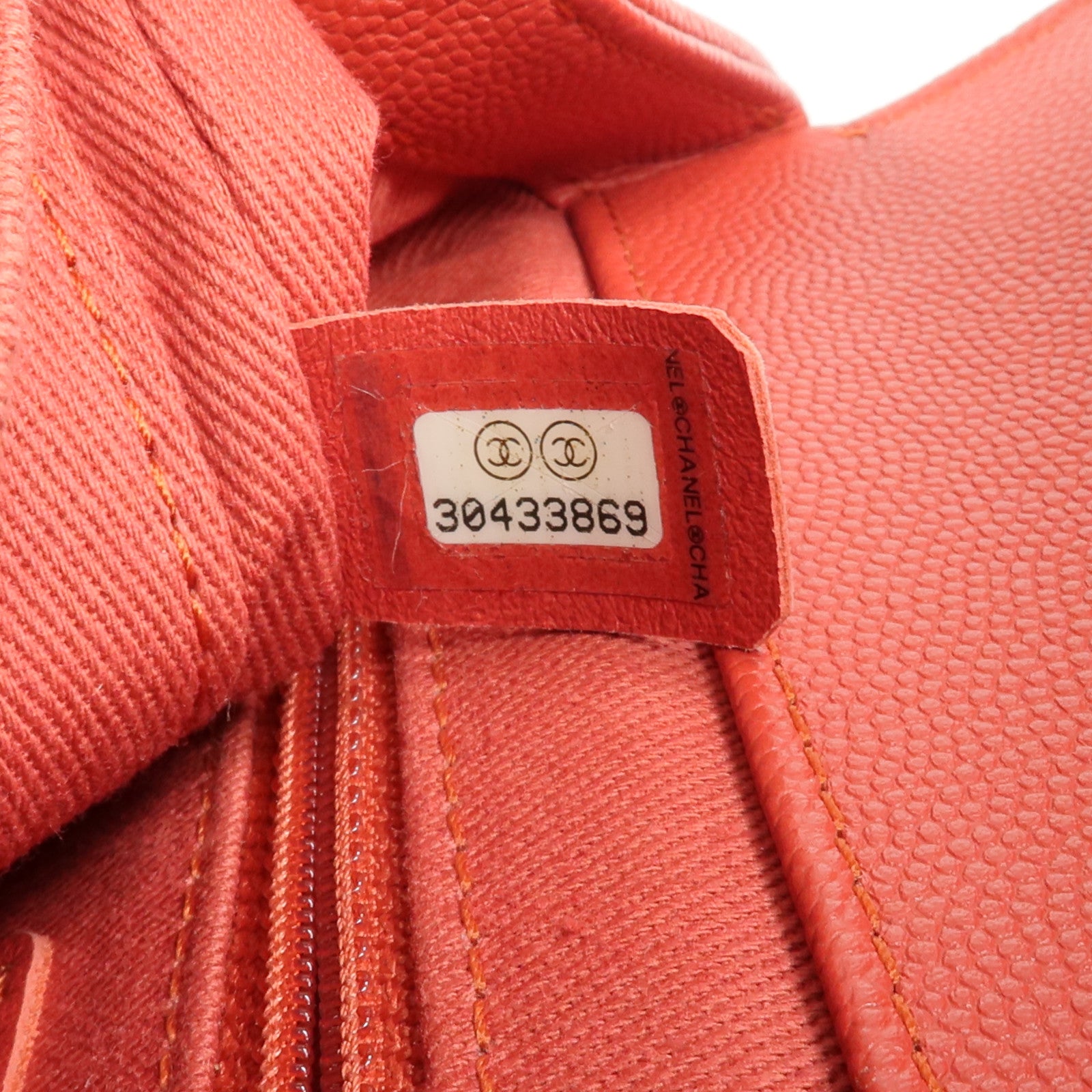 CHANEL 牛皮皮革2way Chain Shoulder Bag金扣手挽肩背兩用袋