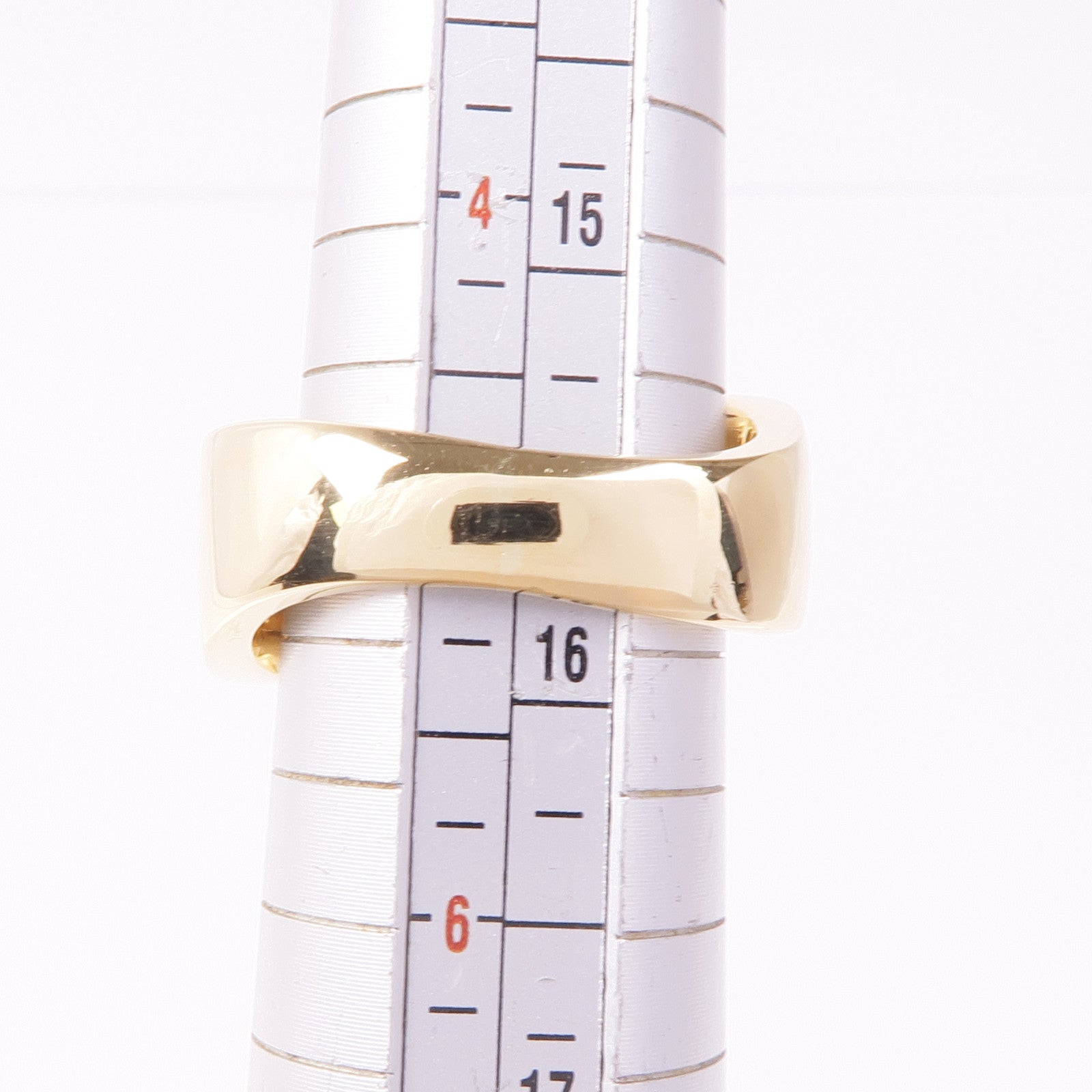 JEWELRY 18K黃金Ruby Diamond Ring紅寶石/鑽石戒指US#5