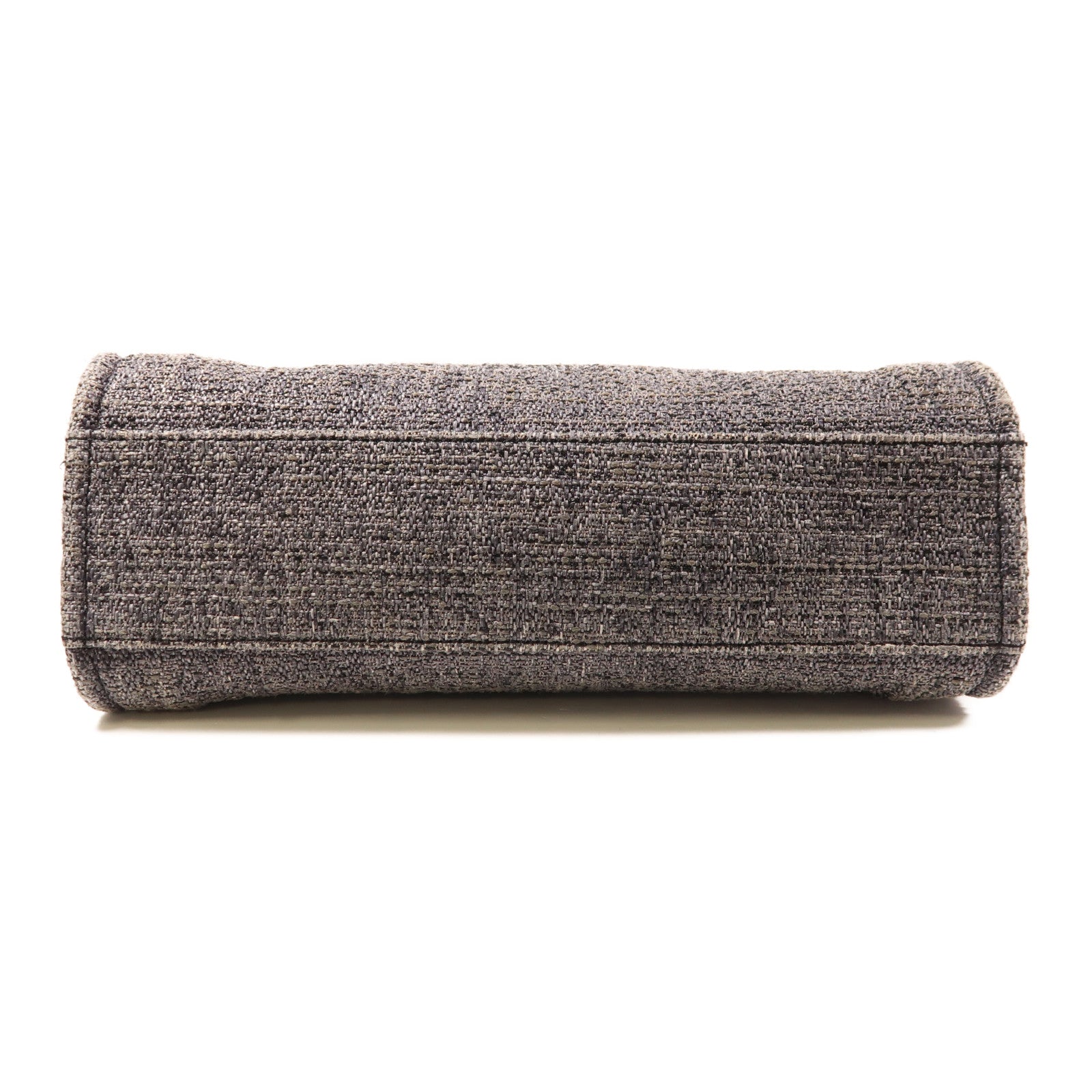 CHANEL Straw Deauville Tote金扣鏈帶肩背袋