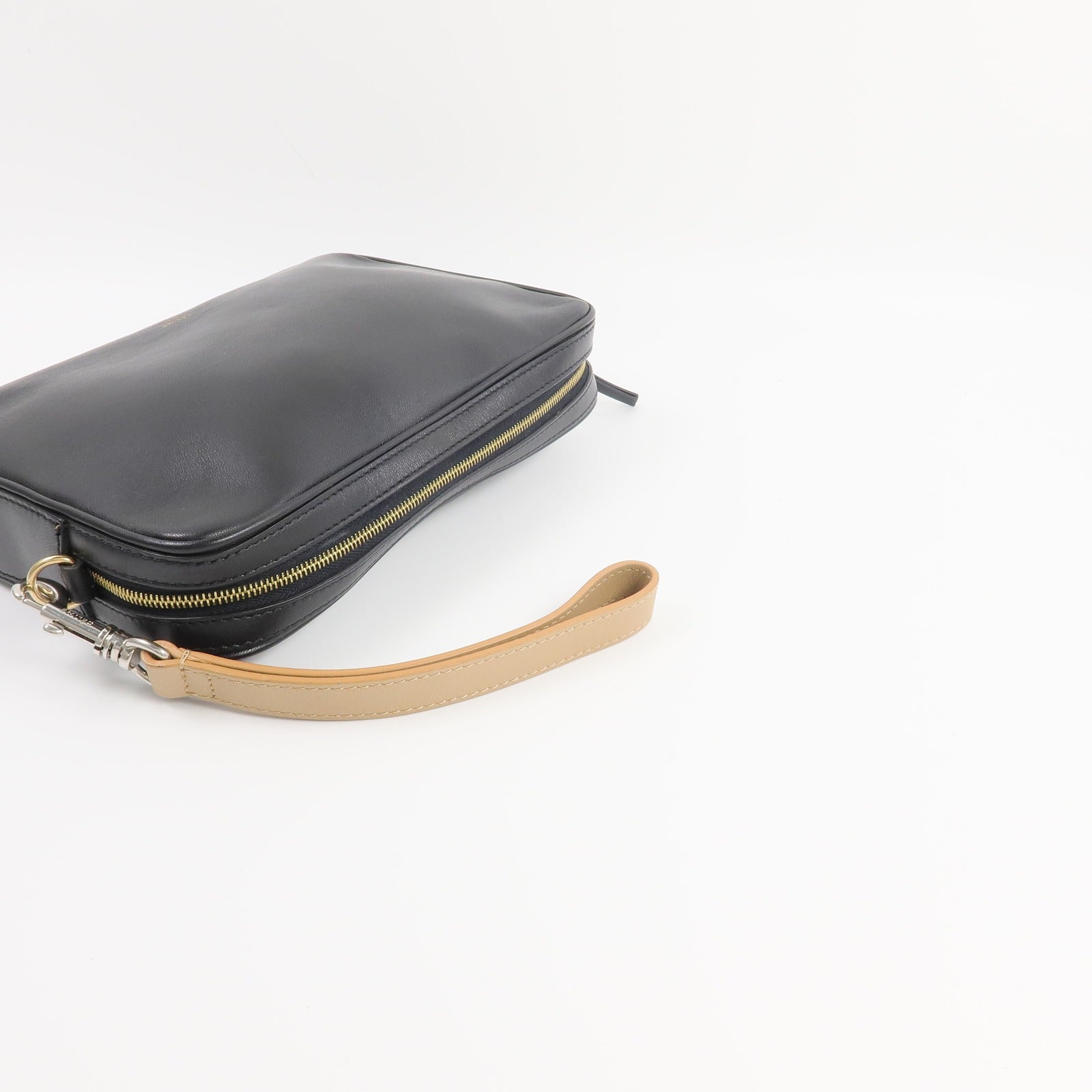 CELINE 牛皮皮革Dragonne Pouch手拿包