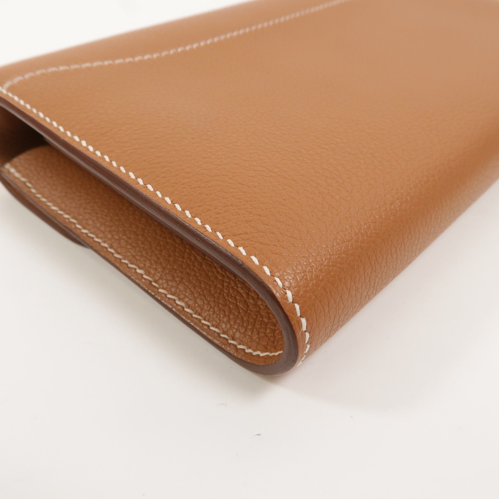 HERMES Evercolor皮革Constance To Go肩背袋Gold