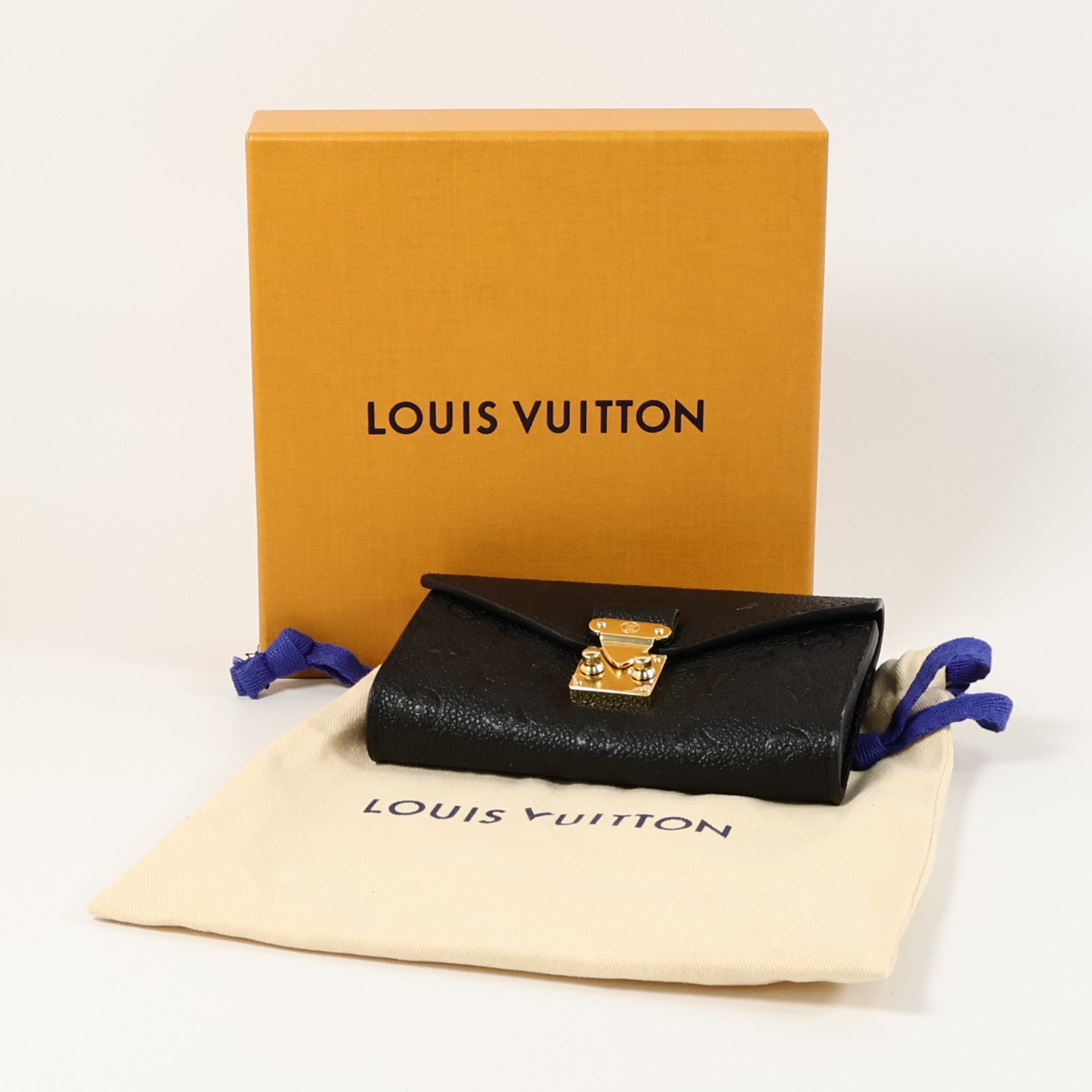 LOUIS VUITTON Monogram Empreinte Pouch Metis鏈帶肩背袋