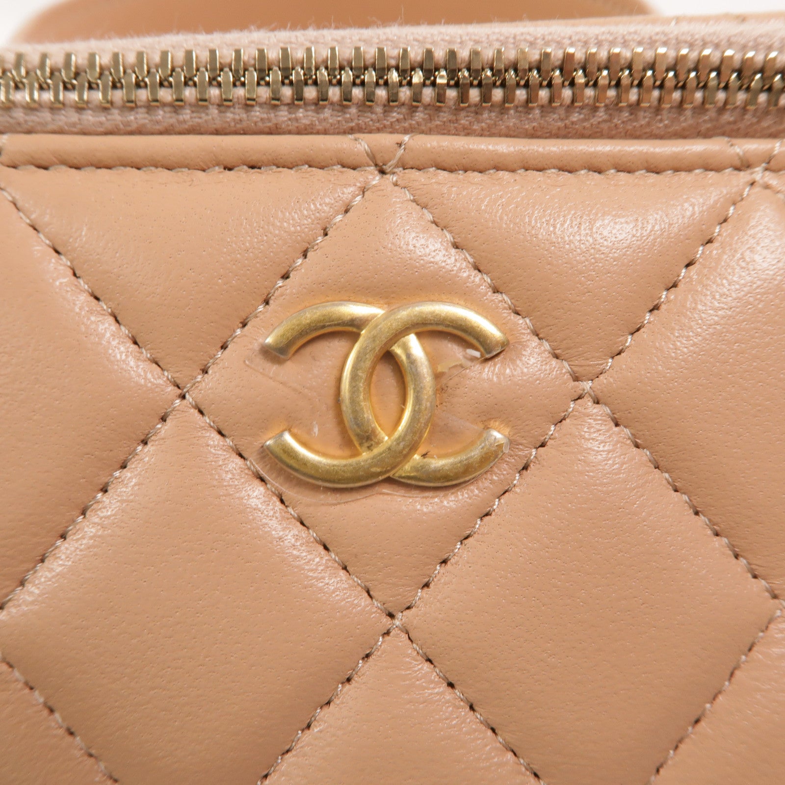 CHANEL 羊皮皮革Top Handle Vanity Case手挽肩背兩用袋