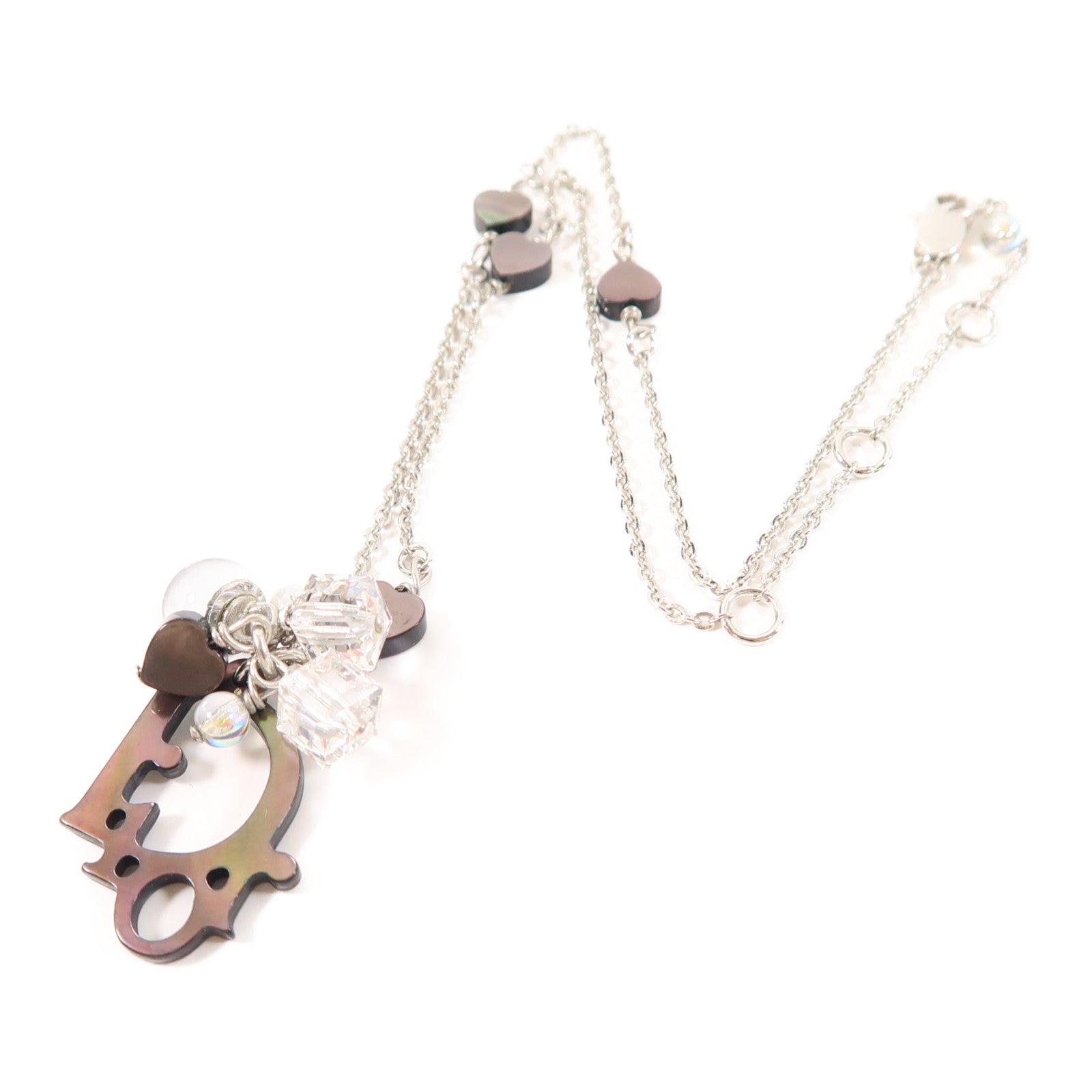 Dior PVC/金屬Necklace項鍊銀色