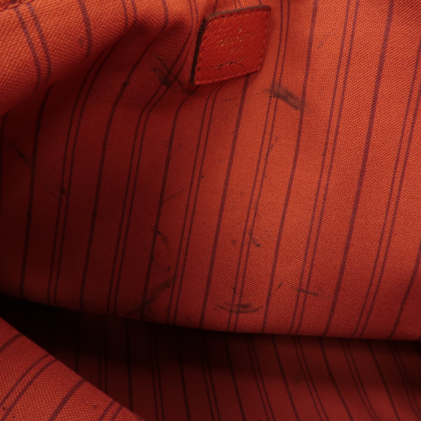 LOUIS VUITTON 【激減優惠】Monogram Empreinte Citadine PM金扣肩背袋紅色