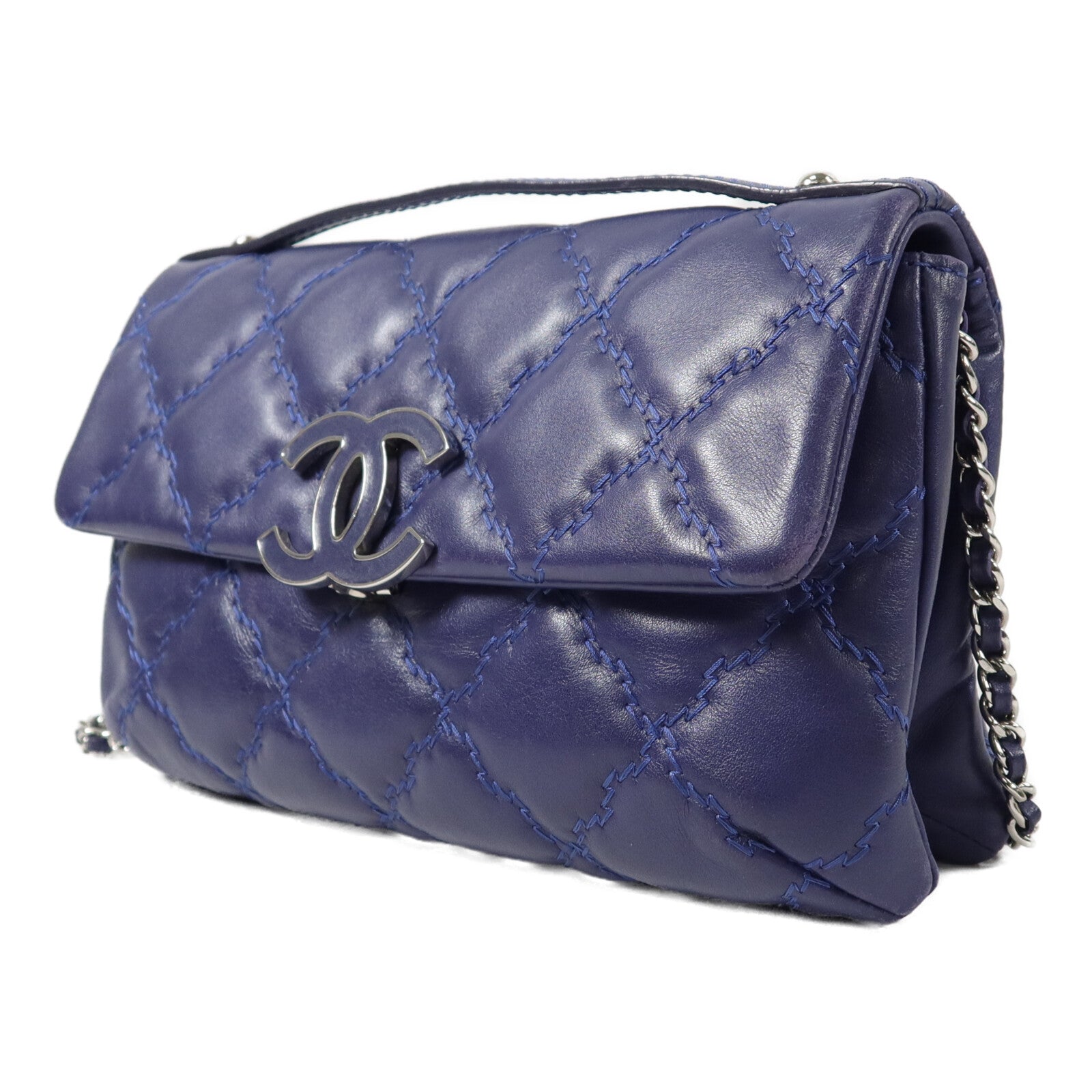 CHANEL 羊皮皮革Chain Shoulder鏈帶肩背袋