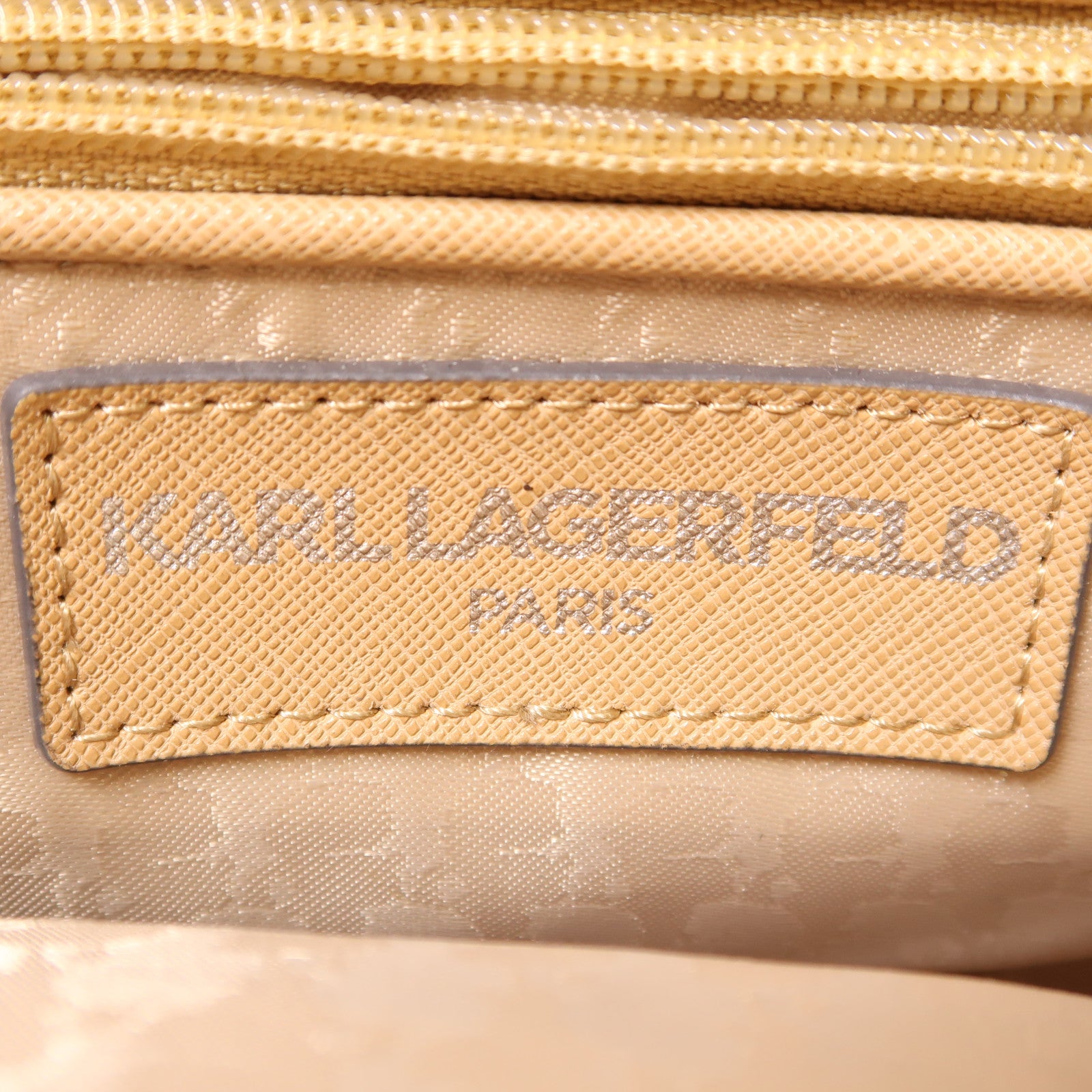 SELECTION 牛仔布Karl Lagerfeld Shoulder Bag銀扣肩背袋藍色