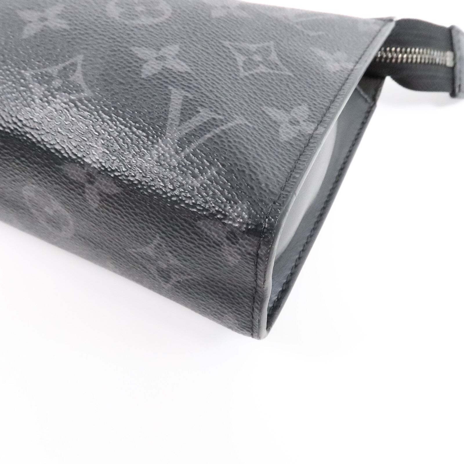 LOUIS VUITTON Monogram Eclipse Gaston銀扣肩背袋