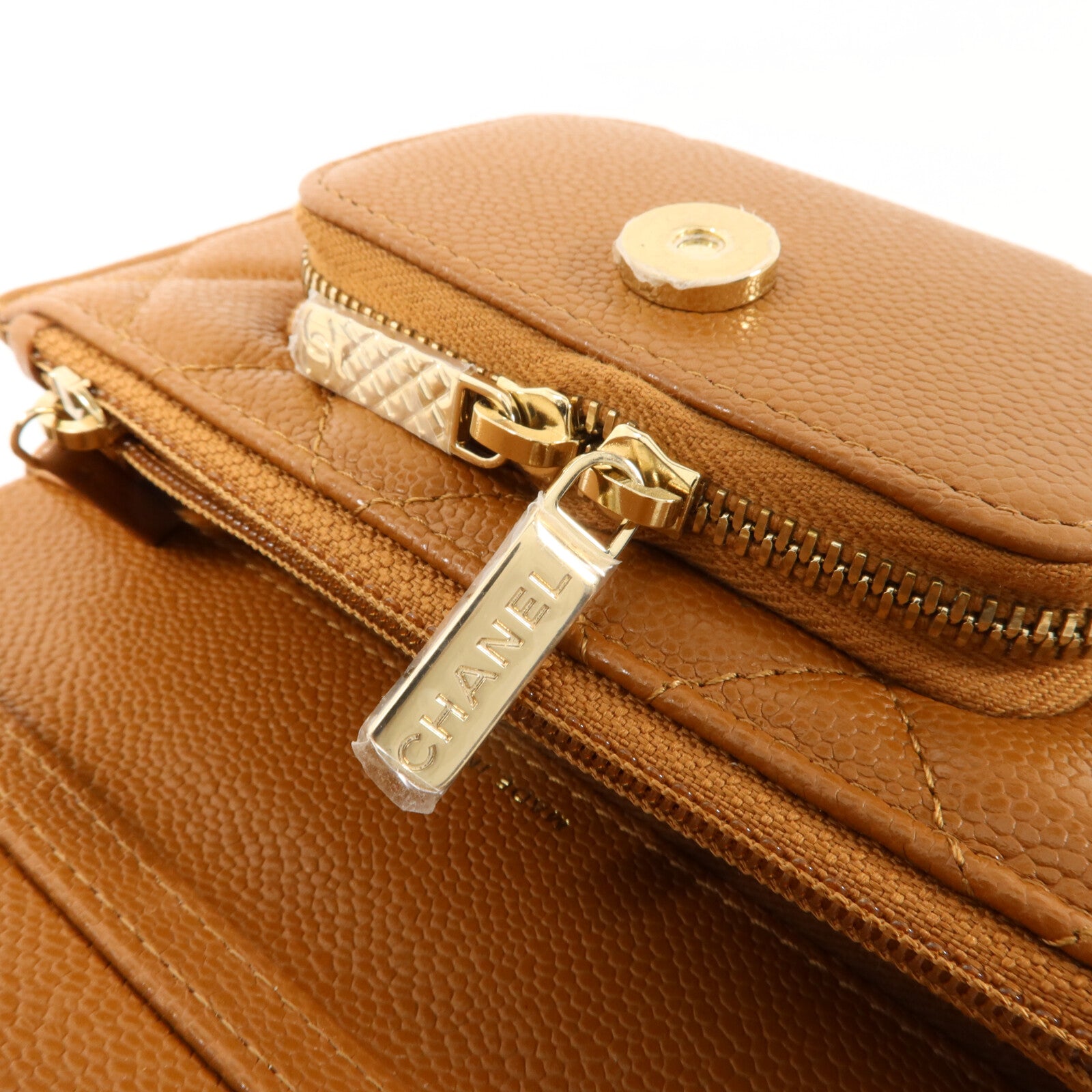 CHANEL 牛皮皮革Mini Business Affinity手挽肩背兩用袋